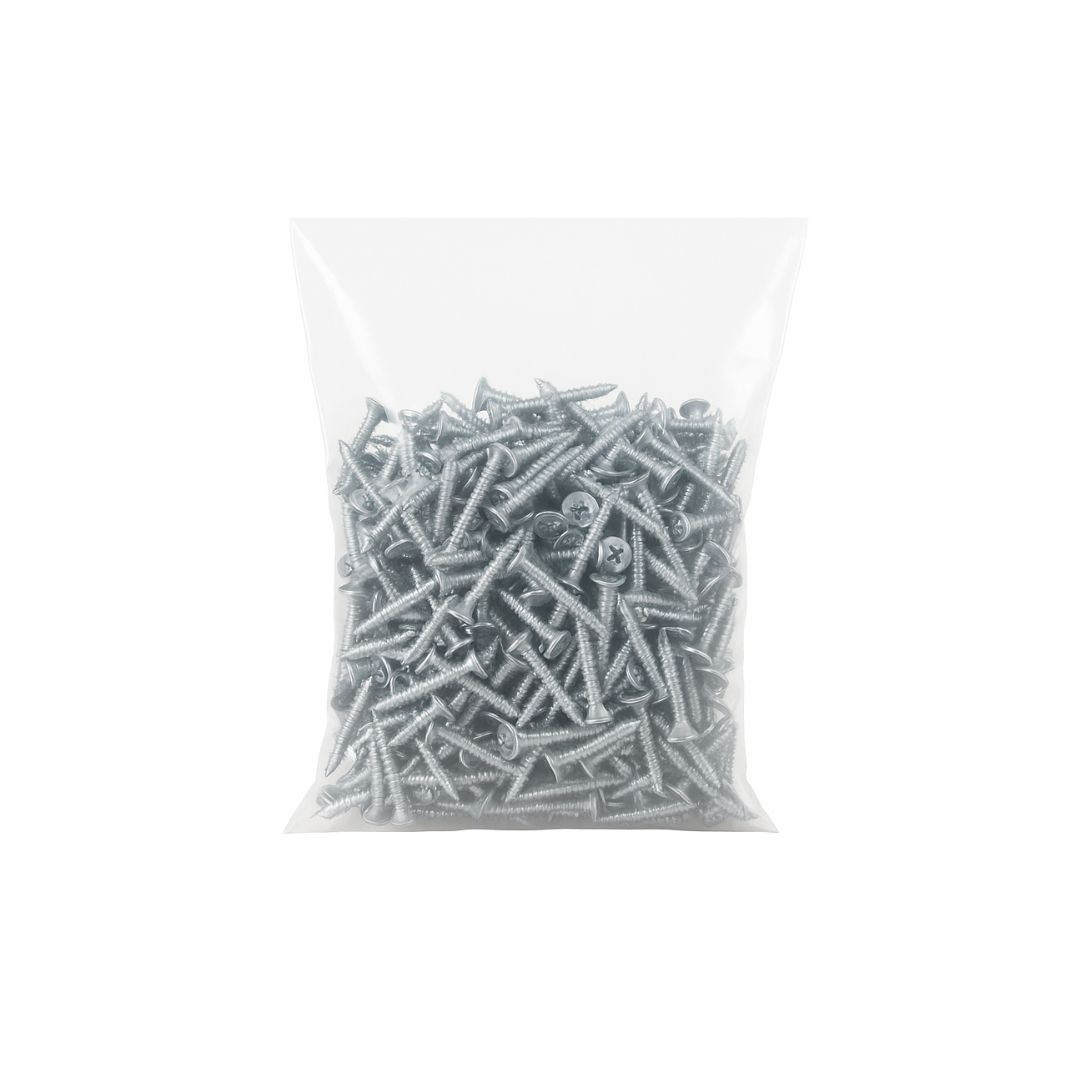 BOLSAS PLASTICAS mE PE CRISTAL (B/D - 45MIC - S/F) .16X20CM *100UNID