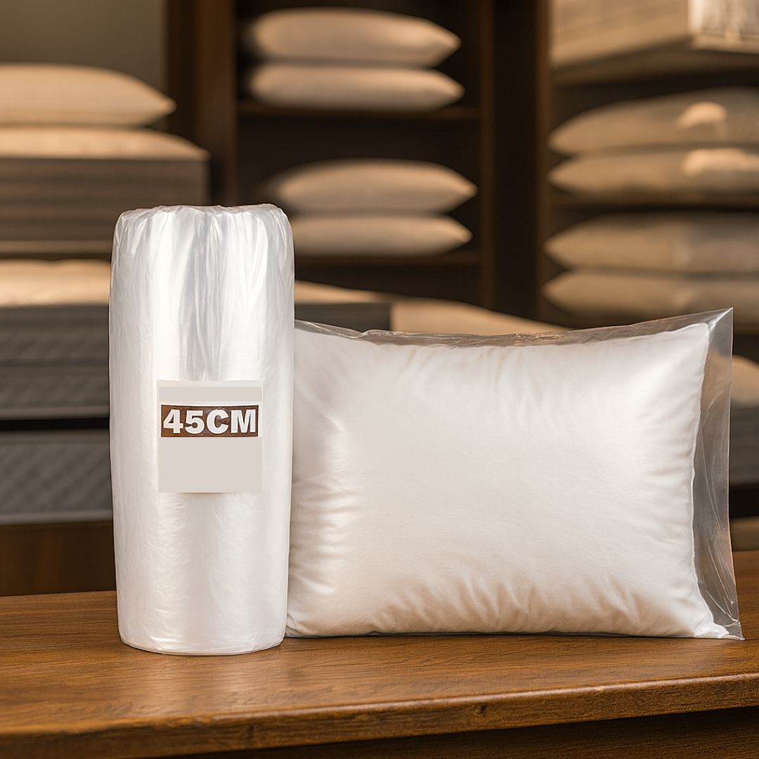 TUBO SIN CORTE mE PE CRISTAL (B/D - 45MIC) .45CM*100MTS *UNID