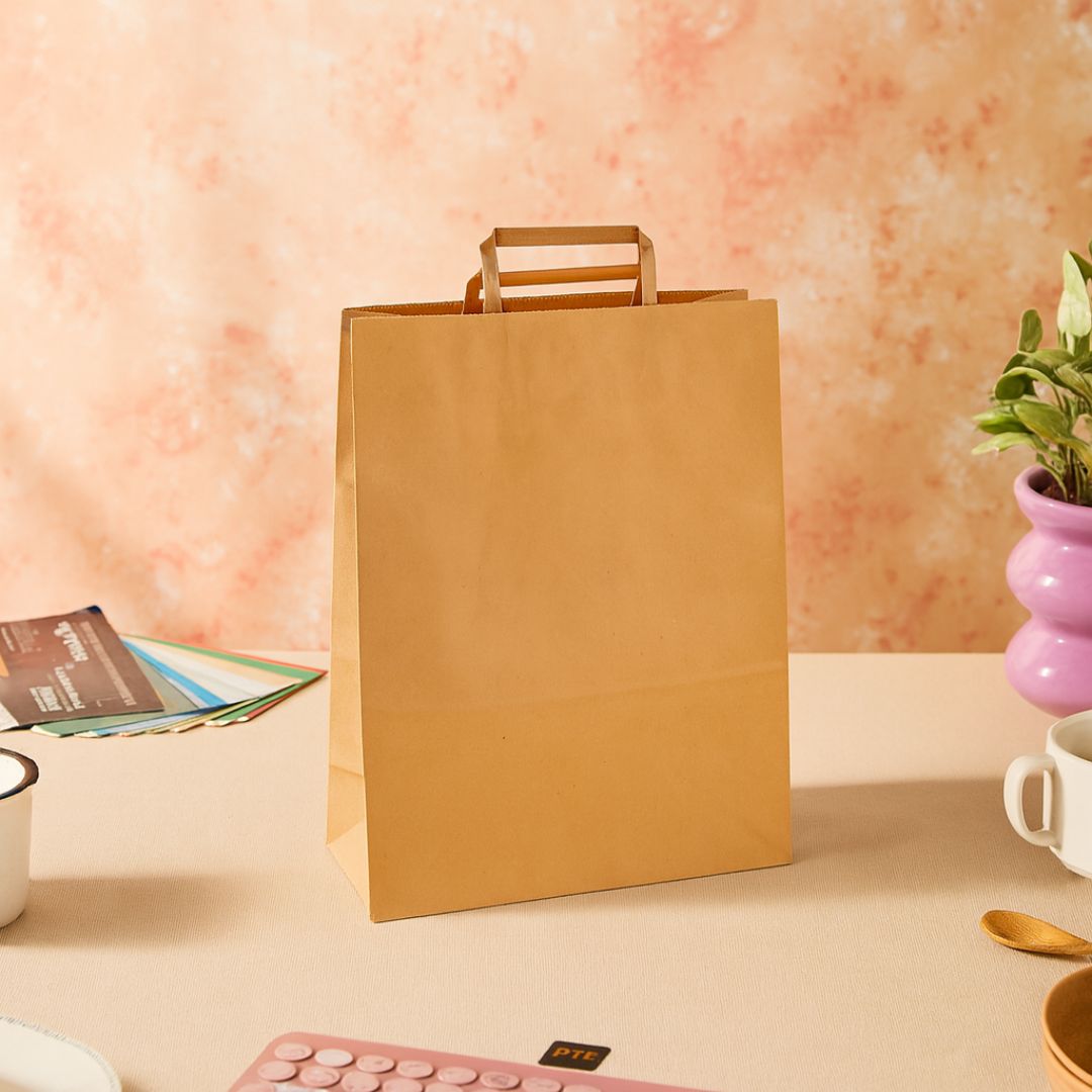 BOLSA BOUTIQUE PAPEL KRAFT 34*17*44CM *UNID