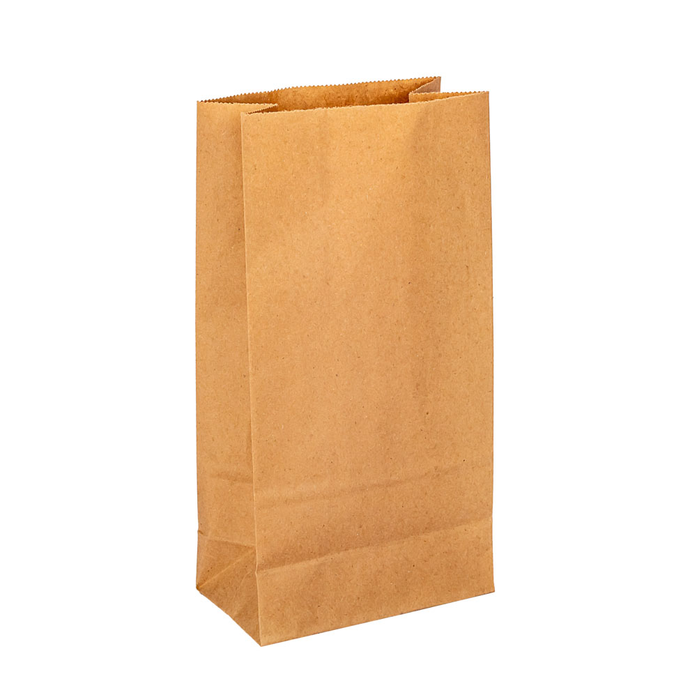 BOLSAS DELIVERY PAPEL KRAFT FONDO CUADRADO Nº3 (16*8*25CM) (80GRS) *50UNID