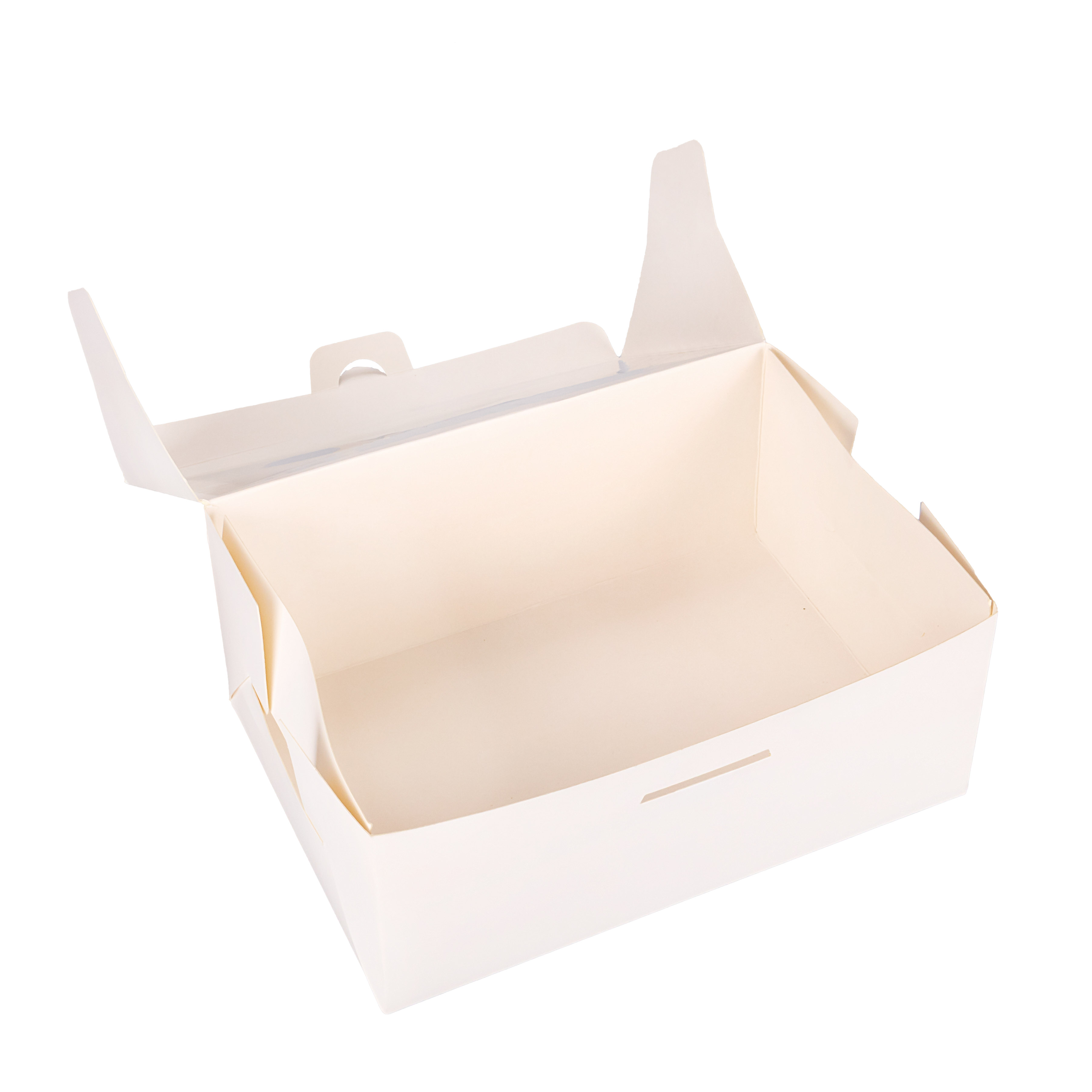 CAJA CARTULINA MEDORO MULTIUSO BLANCA C/VISOR (23.5*16.2*10CM) (CMRV001) *25UNID