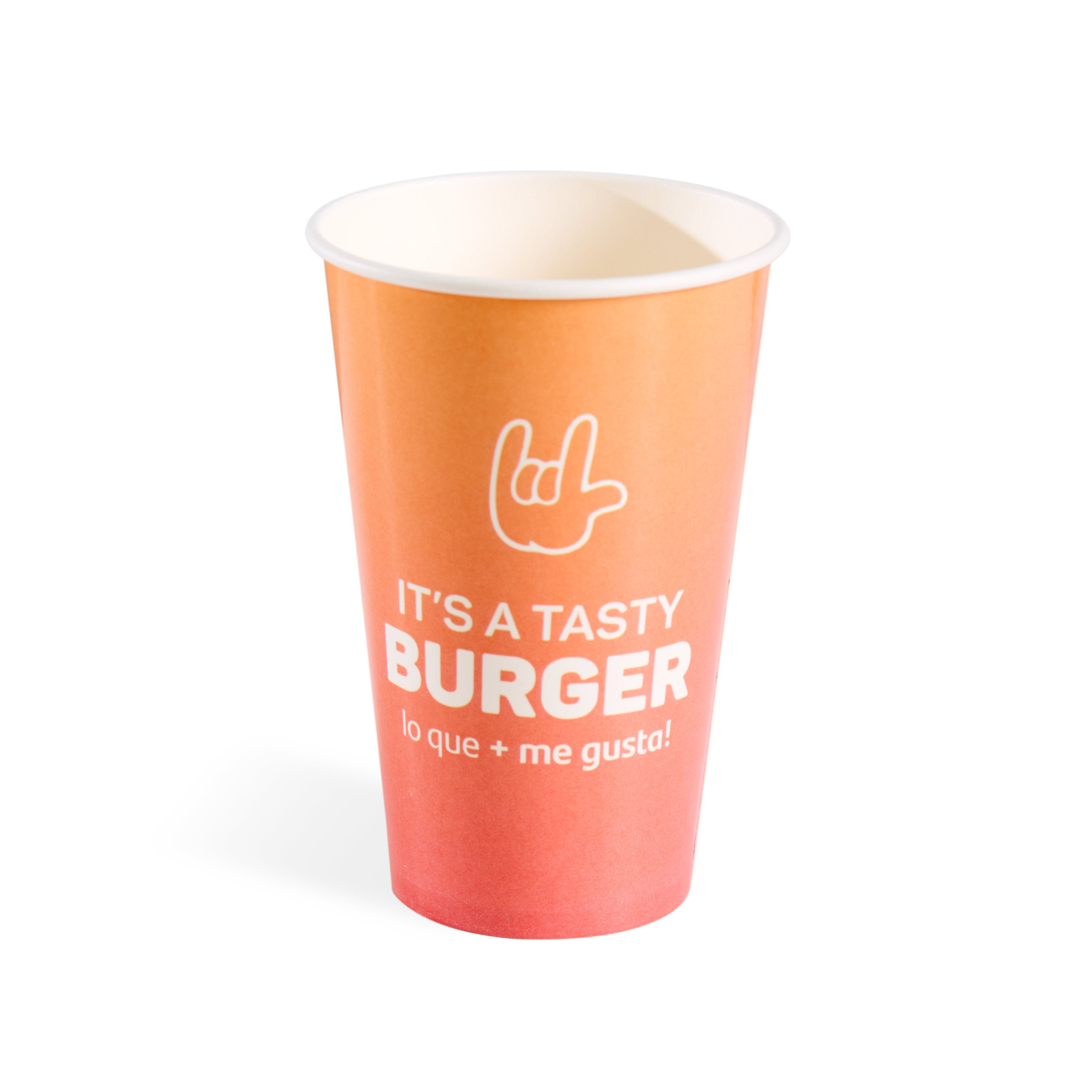 mEP VASO POLIPAPEL SIMPLE PARED PARA FRIO PERSONALIZADO 12OZ FULL COLOR (355CC) X UNIDAD