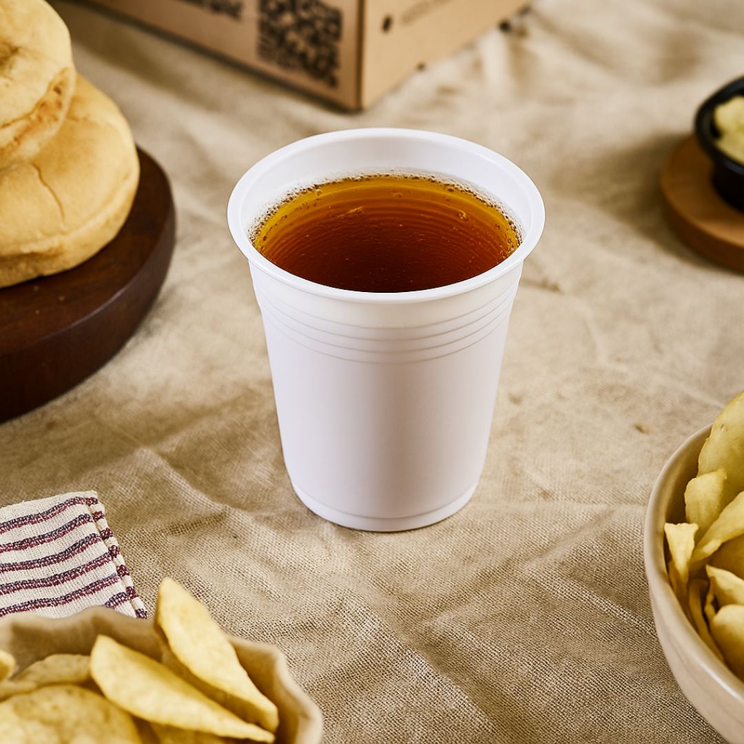 VASOS PLASTICOS BLANCOS 110CC COPOBRAS (CF-110) *100UNID