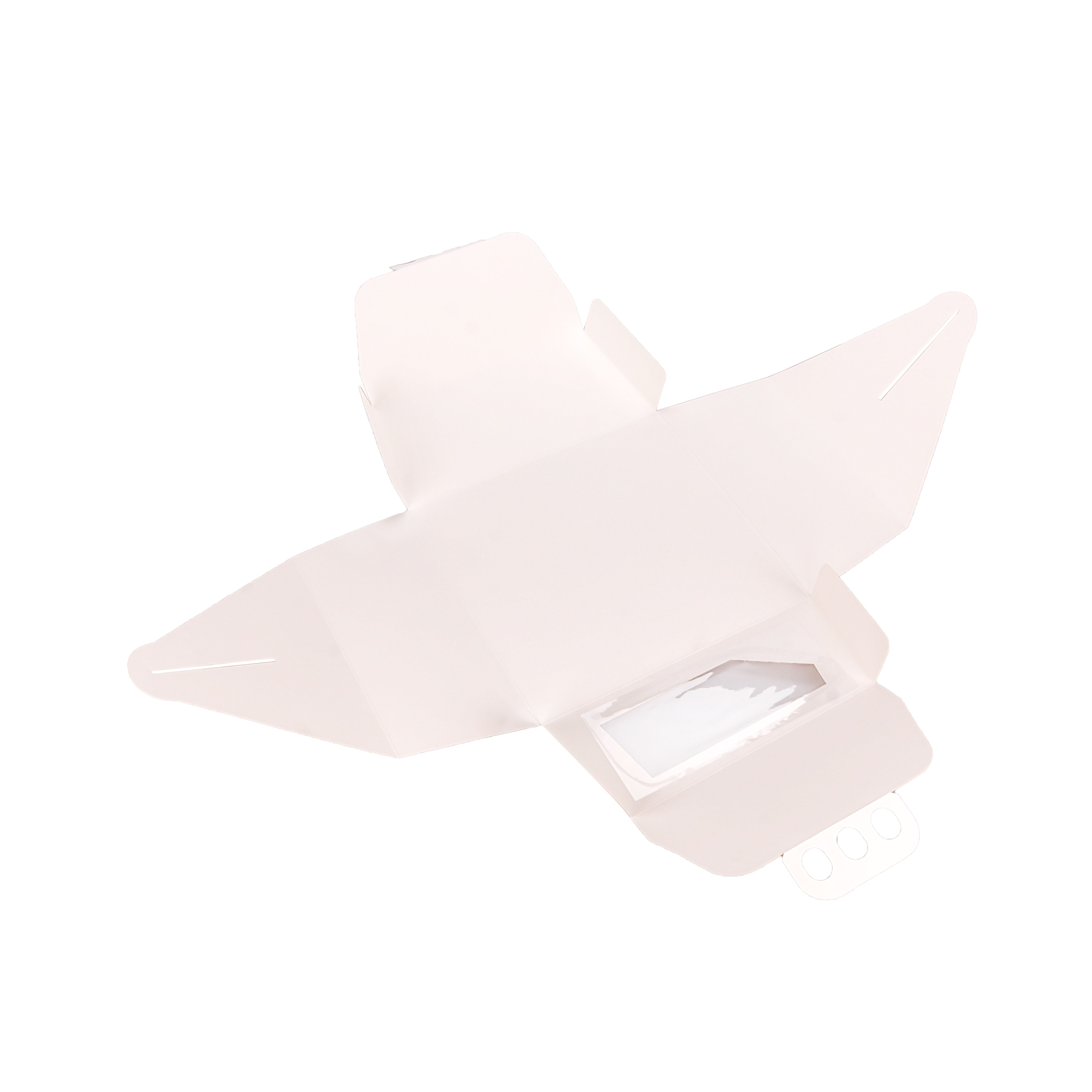 CAJA CARTULINA CHO ESTUCHE IMPRESA ROSA PASTEL CON VISOR (27*27*12CM) *25UNID