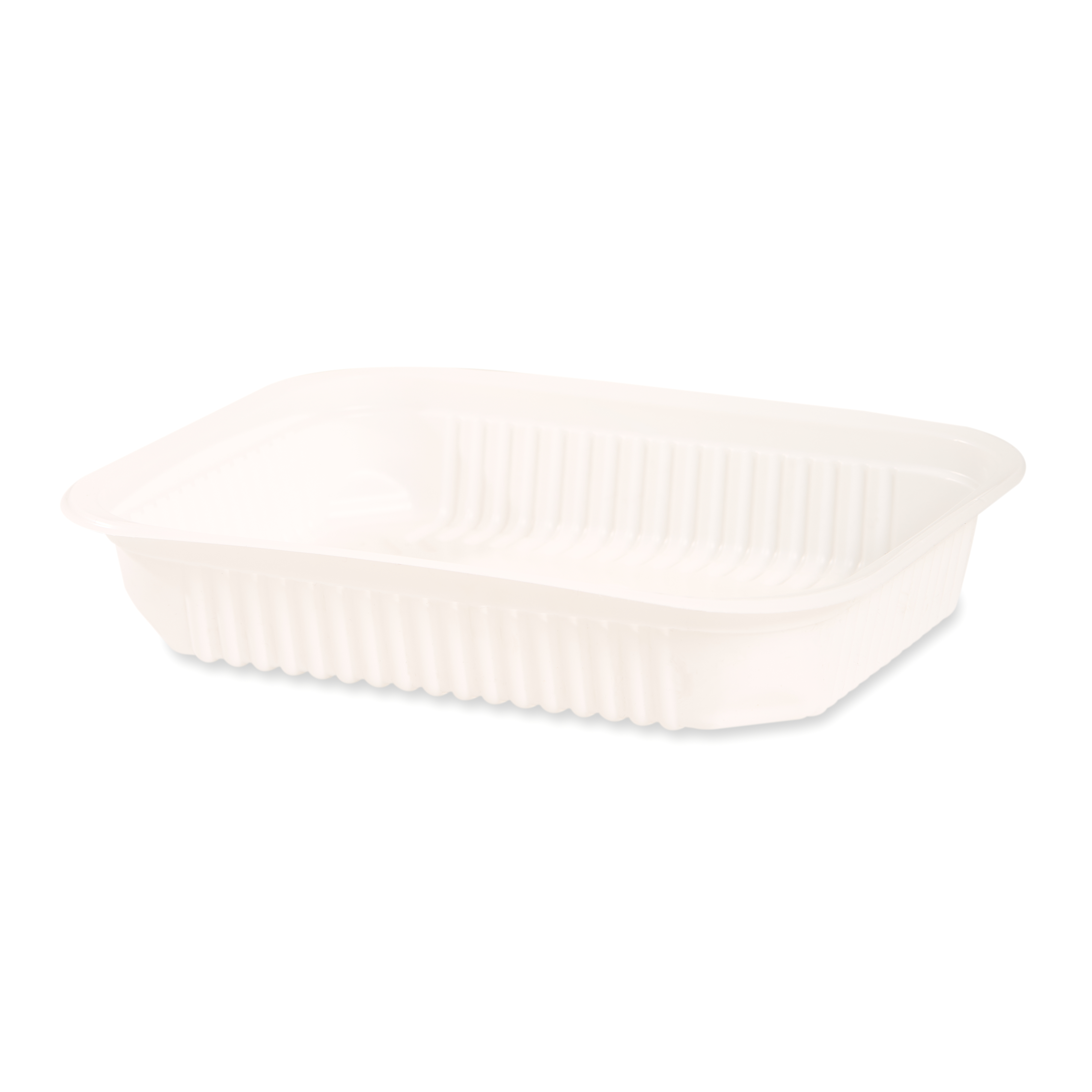 BANDEJA MICRO COTNYL.ECO Nº105 RECT PIM BLANCA.(18*23*5CM) (PE105R) *100UNID