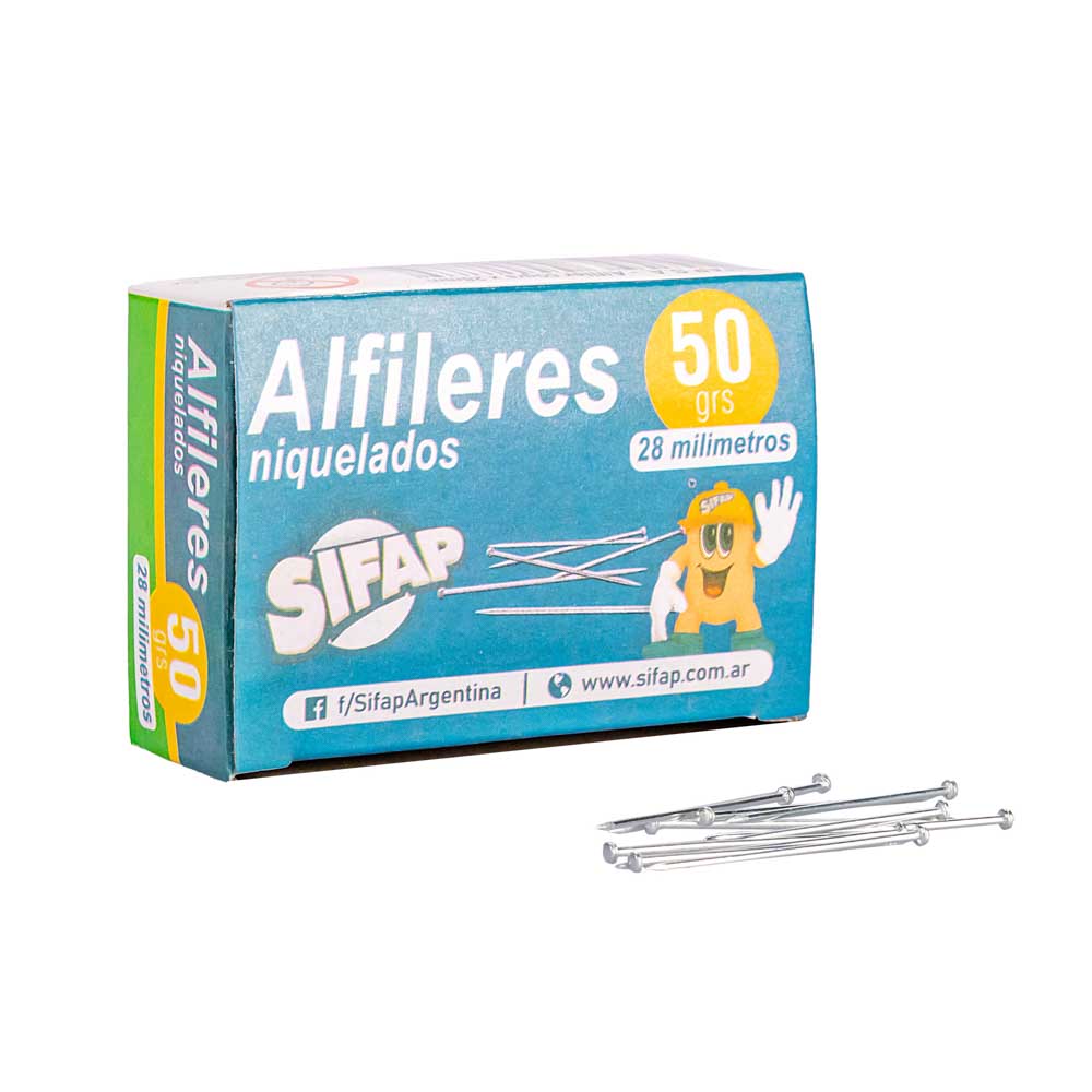 ALFILERES SIFAP 28MM *50GRS