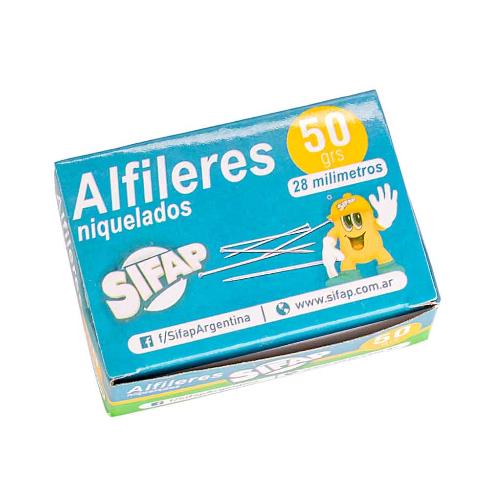 ALFILERES SIFAP 28MM *50GRS