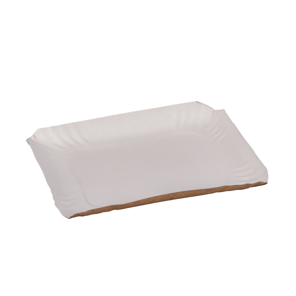 BANDEJA CARTON RECTANGULAR SATINADA Nº2 (14*18CM) *100UNID