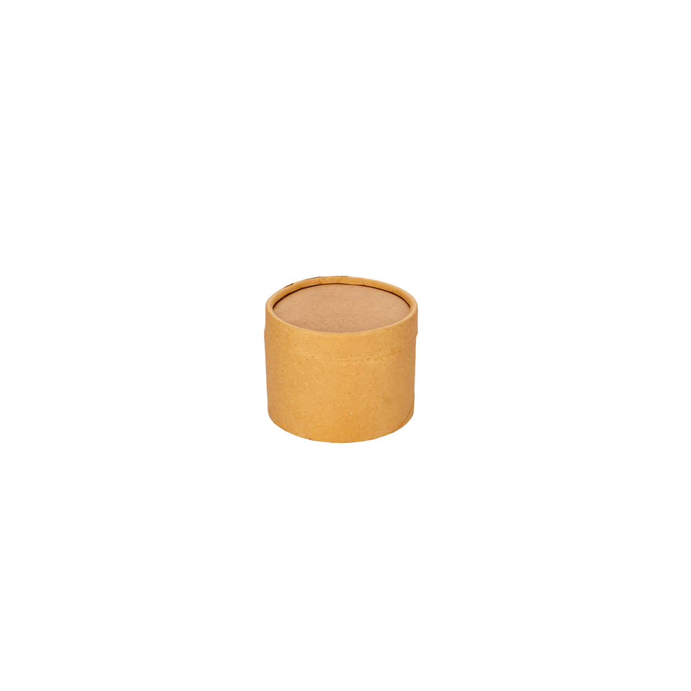 ENVASE TUBULAR CARTON Nº1 (8.5CM DIAM*8.5CM ALTO) (1/2KG) KRAFT *UNID