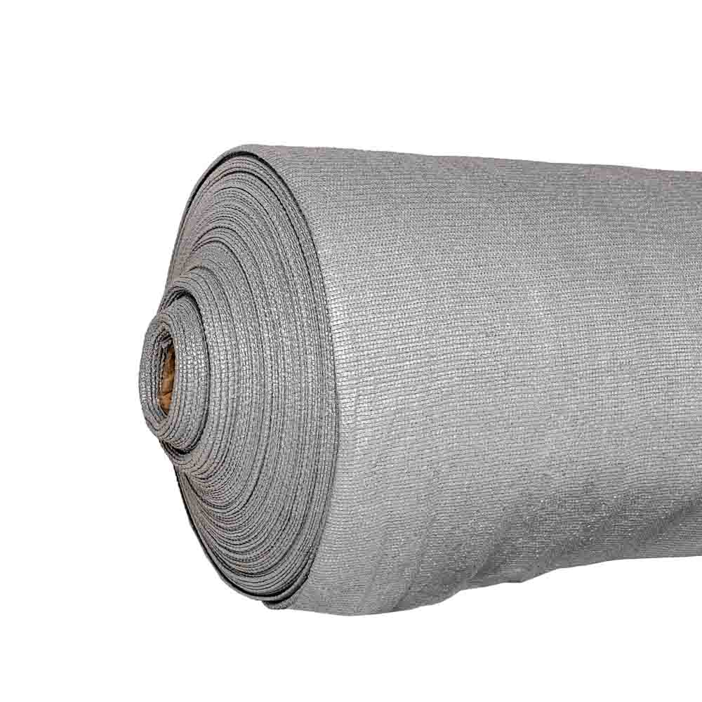 MEDIA SOMBRA COLOR 4.00MT ANCHO .90% PLATEADA *MT LINEAL