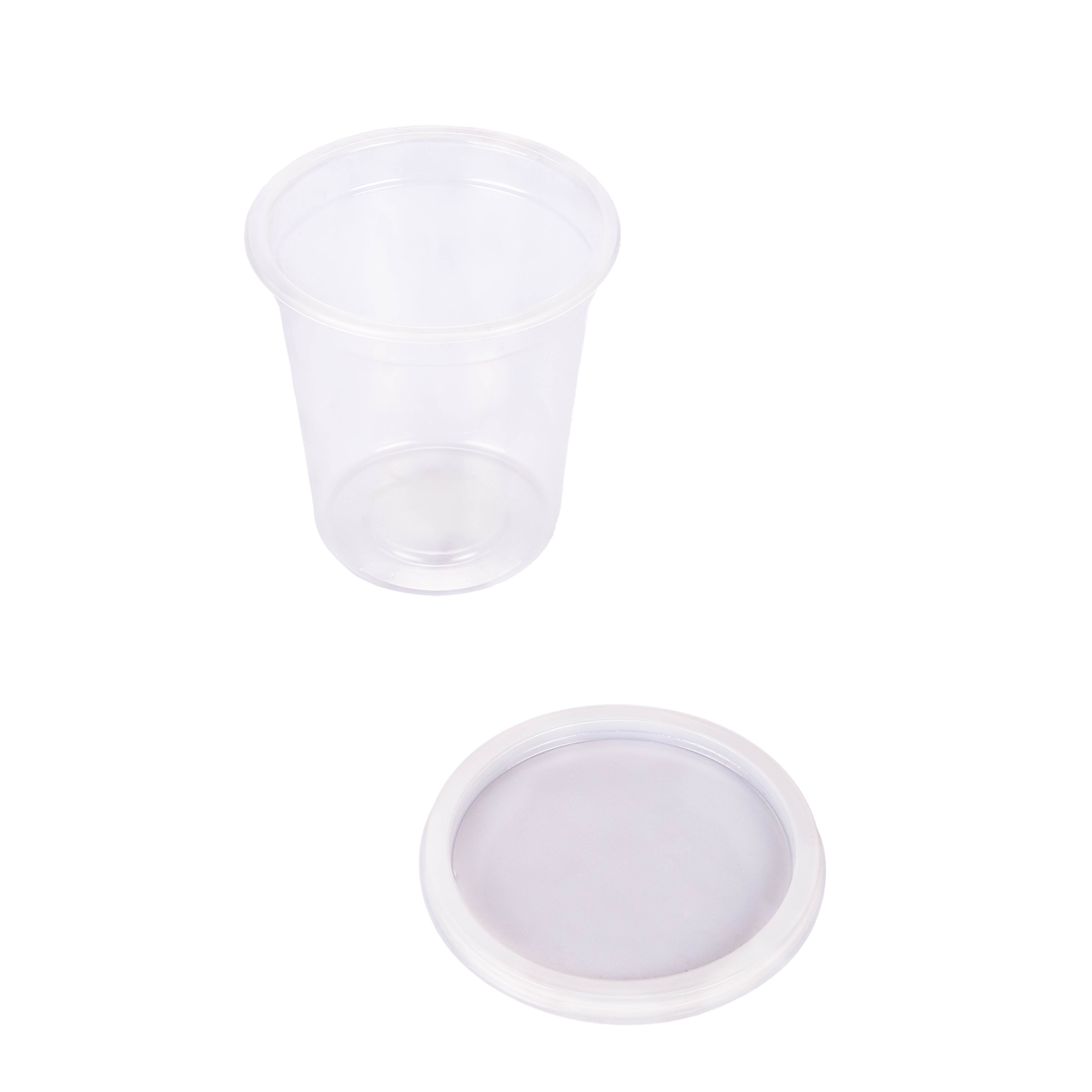 POTE PLASTIVAS.PS 800CC CON TAPA TRASLUCIDA *50UNID