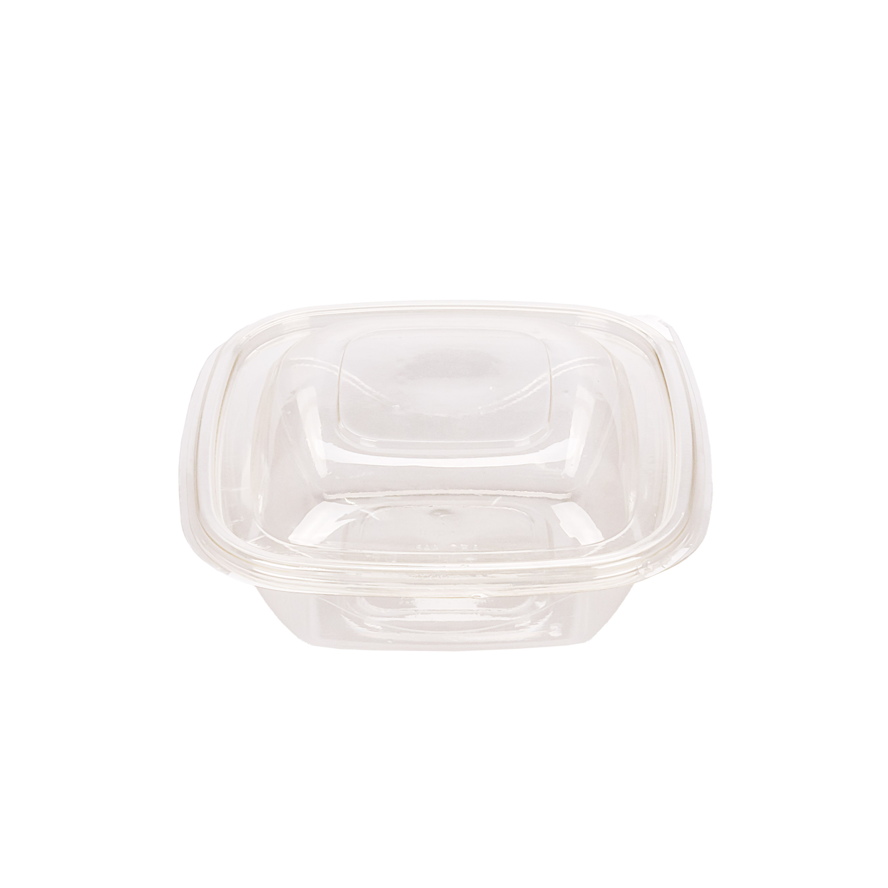 ENSALADERA CUADRADA BANDEX PET.(1050CC) (105445B) (18*18*7CM) *50UNID