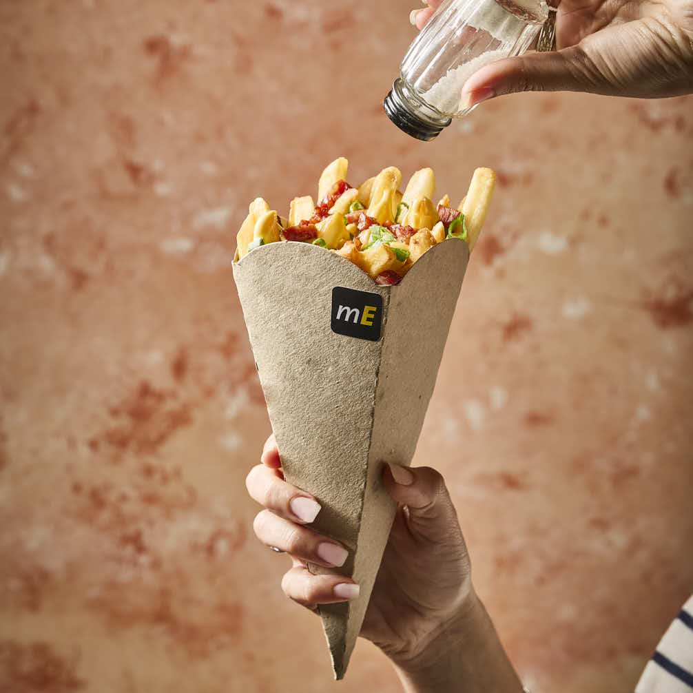 CONO PAPAS FRITAS CARTON GRIS PESADO (19CM) *500UNID