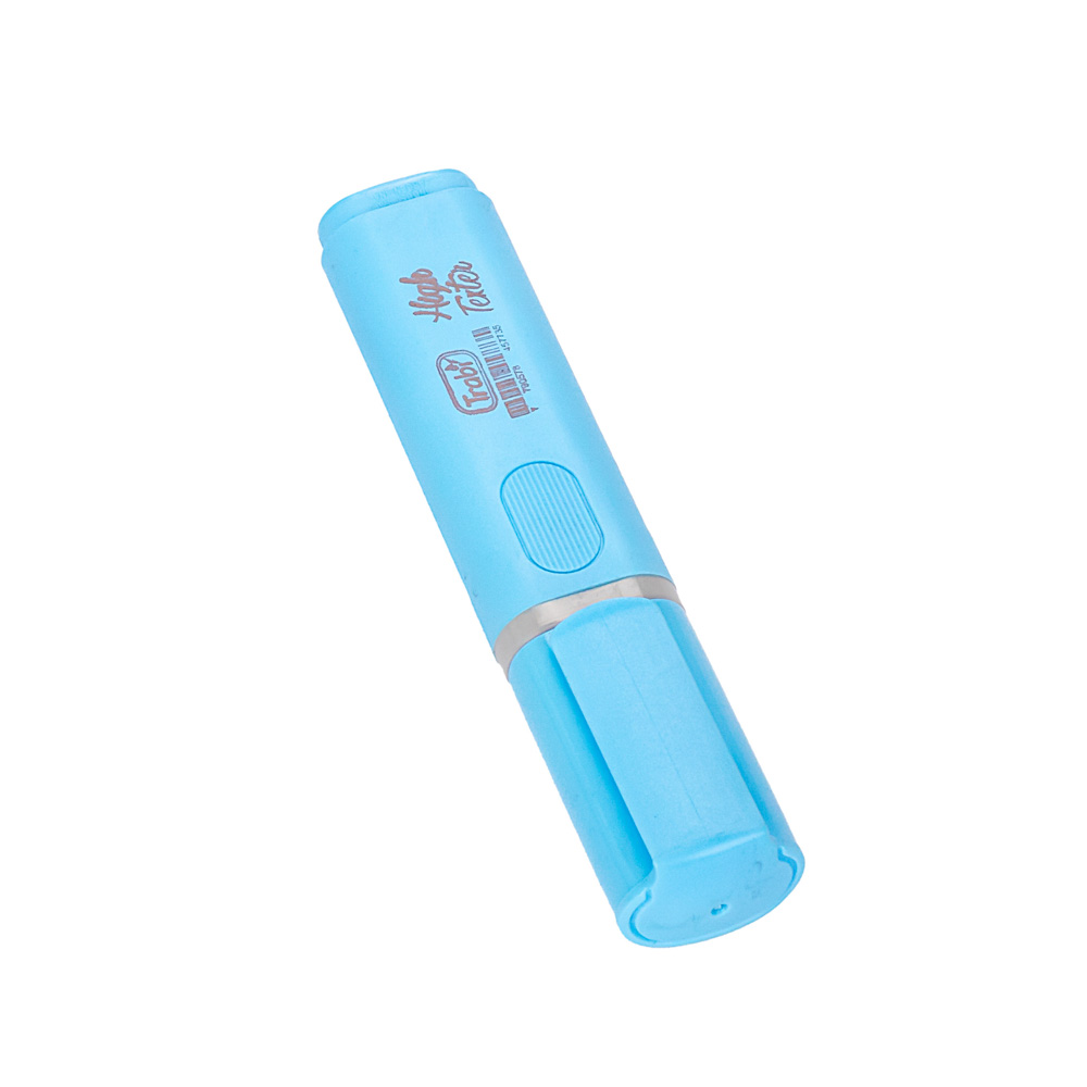 RESALTADOR HIGH TEXTER TRABI CELESTE PUNTA BIZELADA *UNID