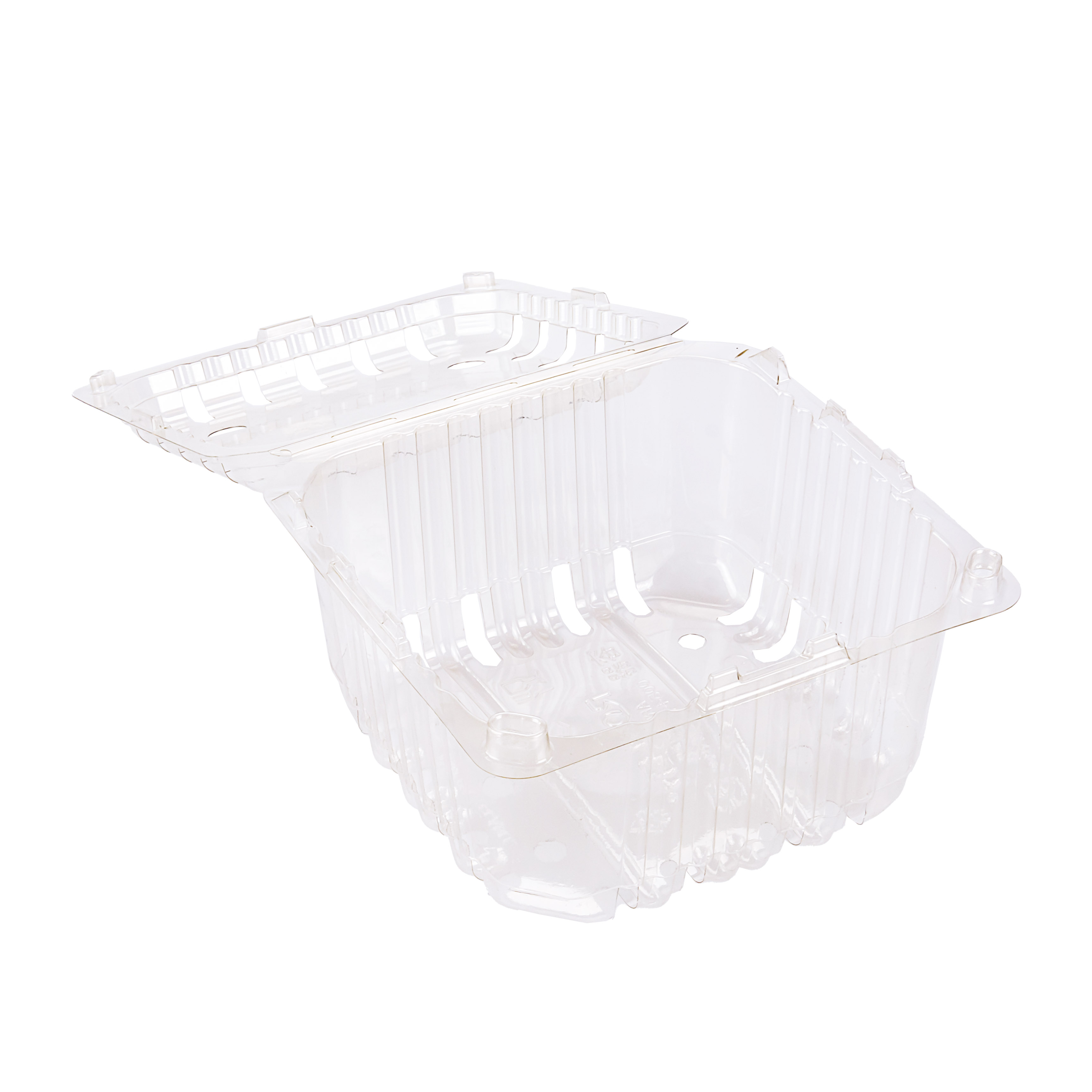 CUBETA FRUTIHORTICOLA CLAMSHELL.2000GRS PET PERF. (M5014BX) (19*19*13CM) *50 UNID.