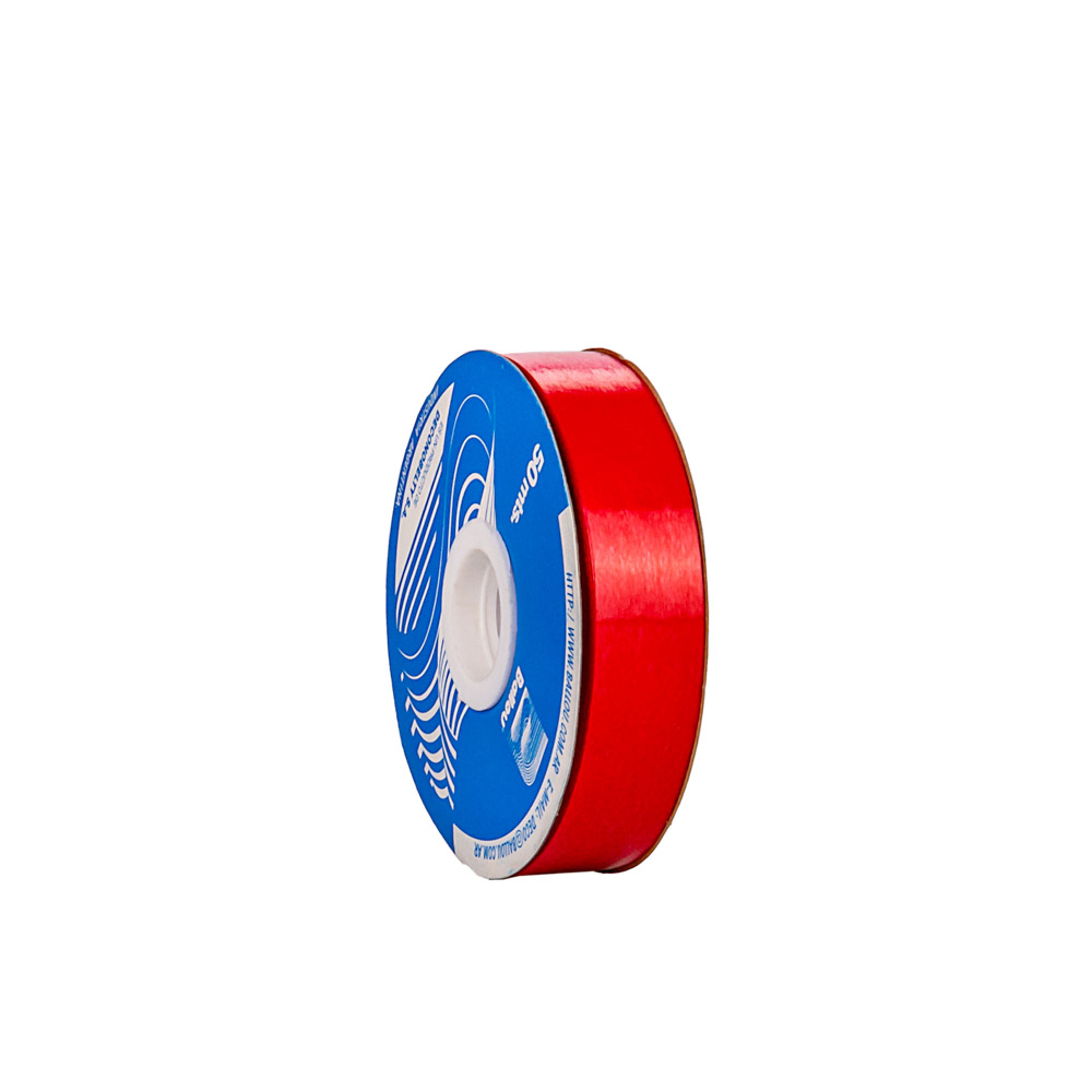 CINTA MOÑOS LISA 20MM ROLLO ROJO *50MTS