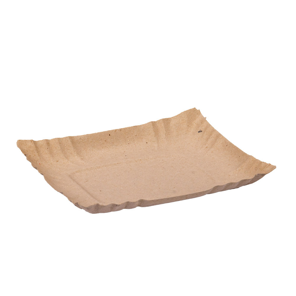 BANDEJA CARTON RECTANGULAR DPM GRIS Nº2 (14*18CM) *100UNID