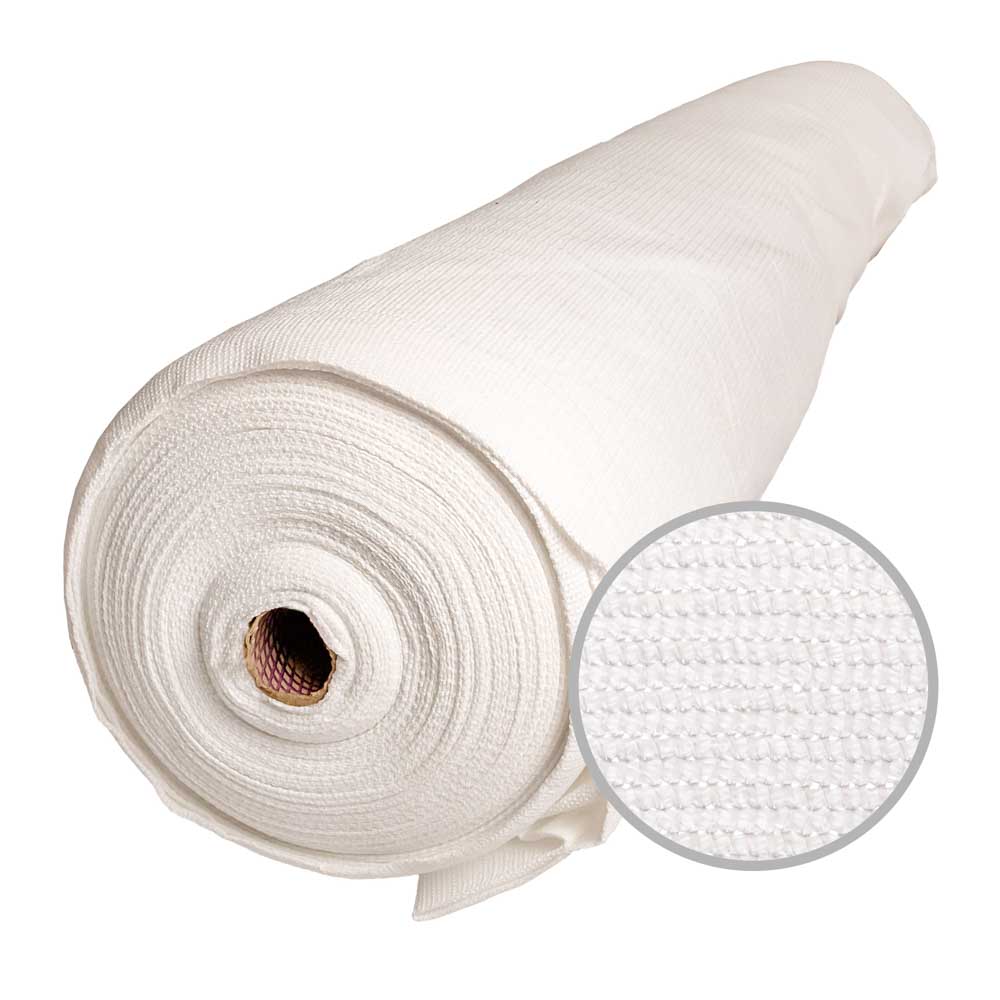 MEDIA SOMBRA COLOR 4.00MT ANCHO .90% BLANCA *MT LINEAL