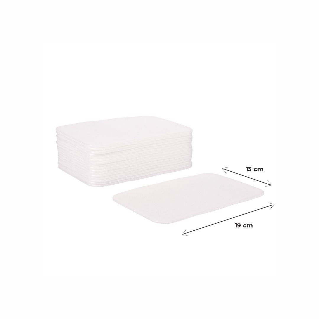 OBLEA EXPANDIDO BLANCA CELPACK Nº620 (RECT.13*19CM) *100UNID