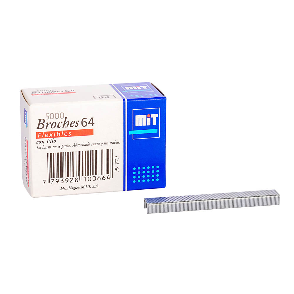 BROCHES PARA ABROCHADORA MIT Nº64 *5000UNID