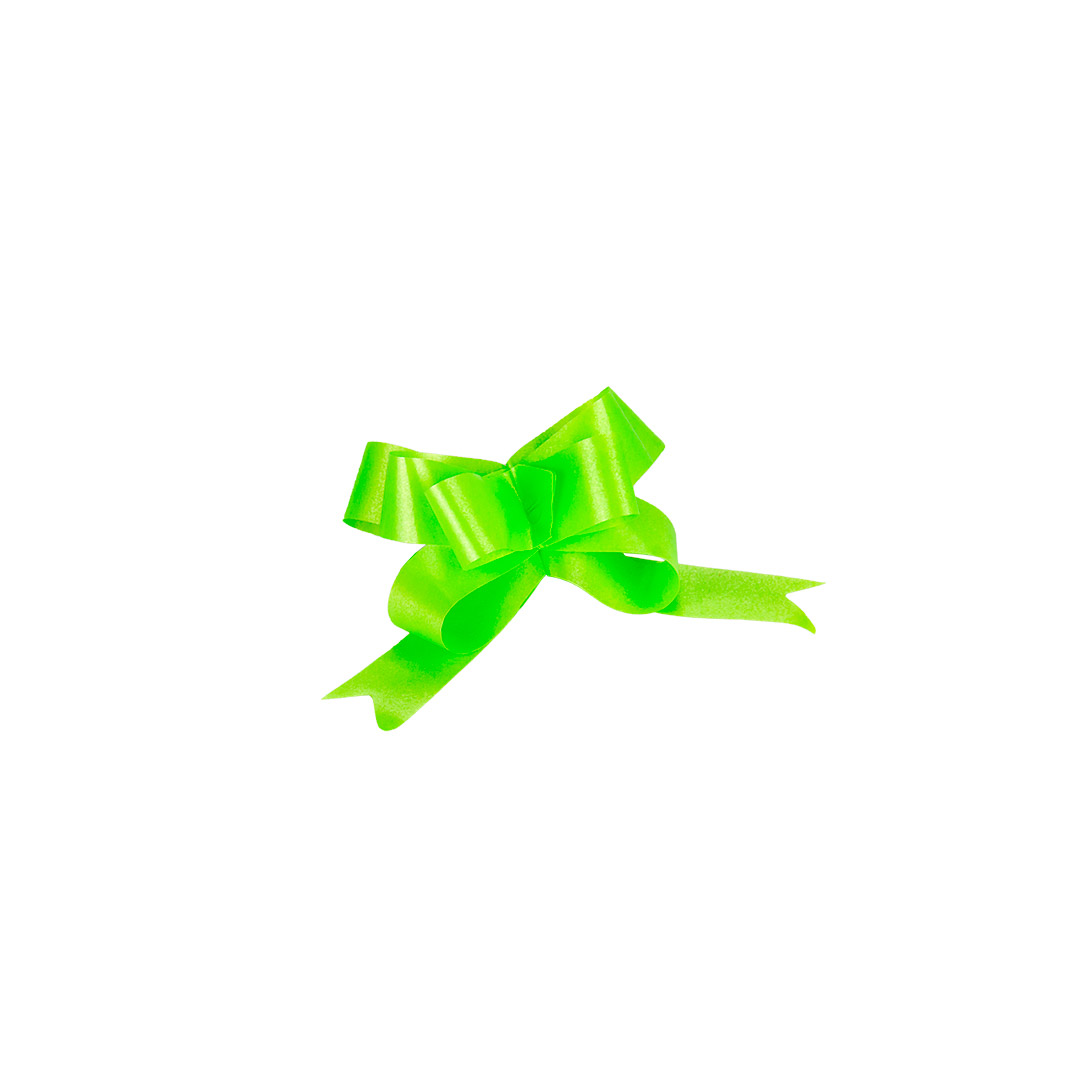 MOÑO RAPIDO MINI VERDE MANZANA LISO *100UNID