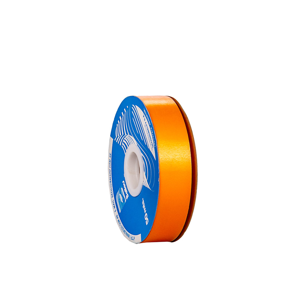CINTA MOÑOS LISA 20MM ROLLO NARANJA *50MTS