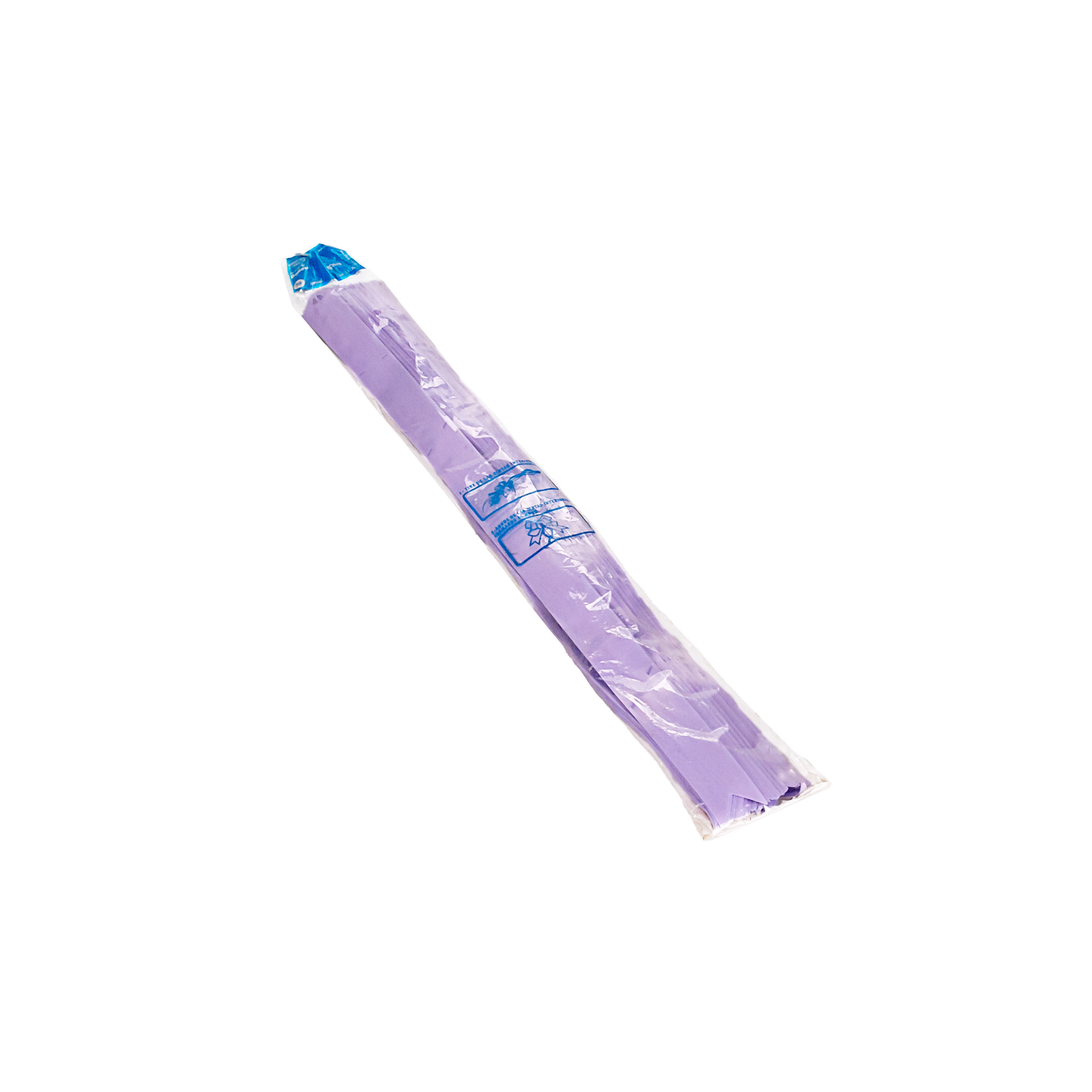 MOÑO RAPIDO GRANDE LILA LISO *50UNID