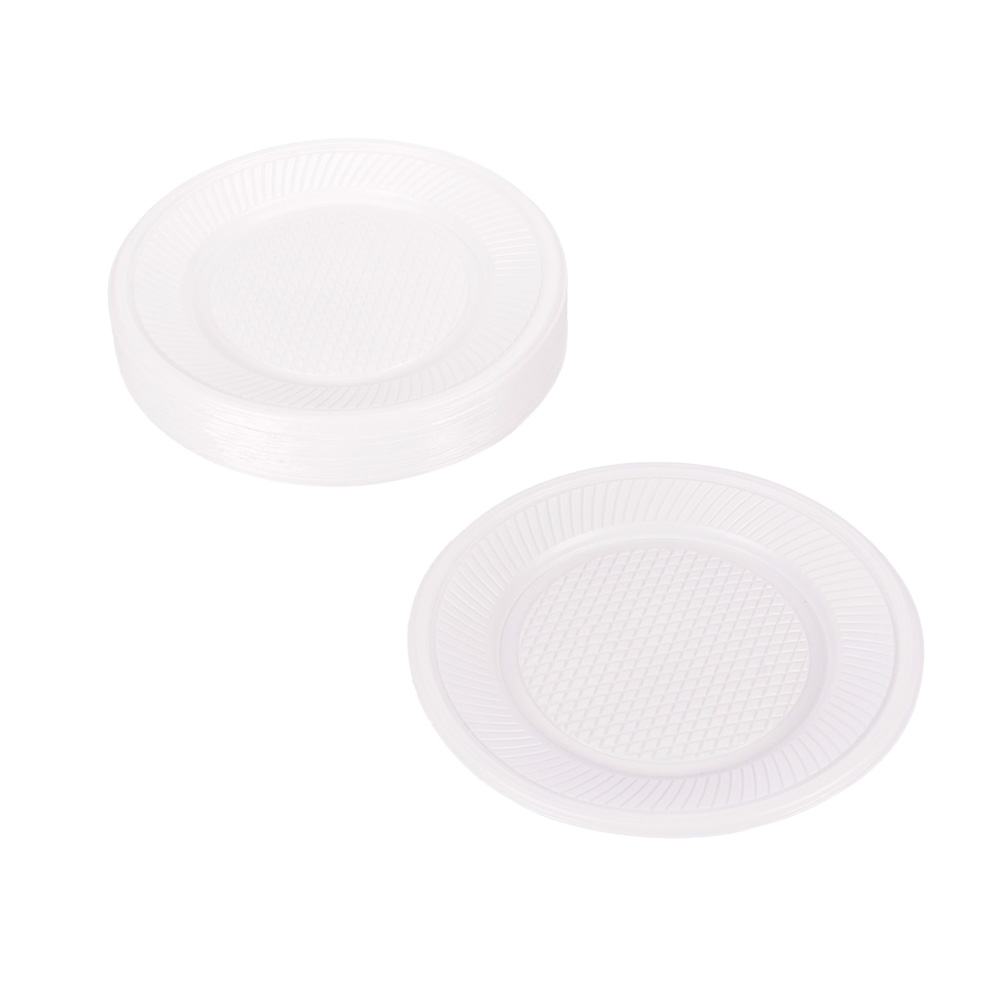 PLATOS DESCARTABLE BLANCO WORK 17CM (PS) *50UNID