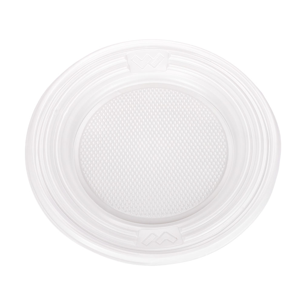 PLATOS DESCARTABLE BLANCO WORK 17CM (PS) *50UNID