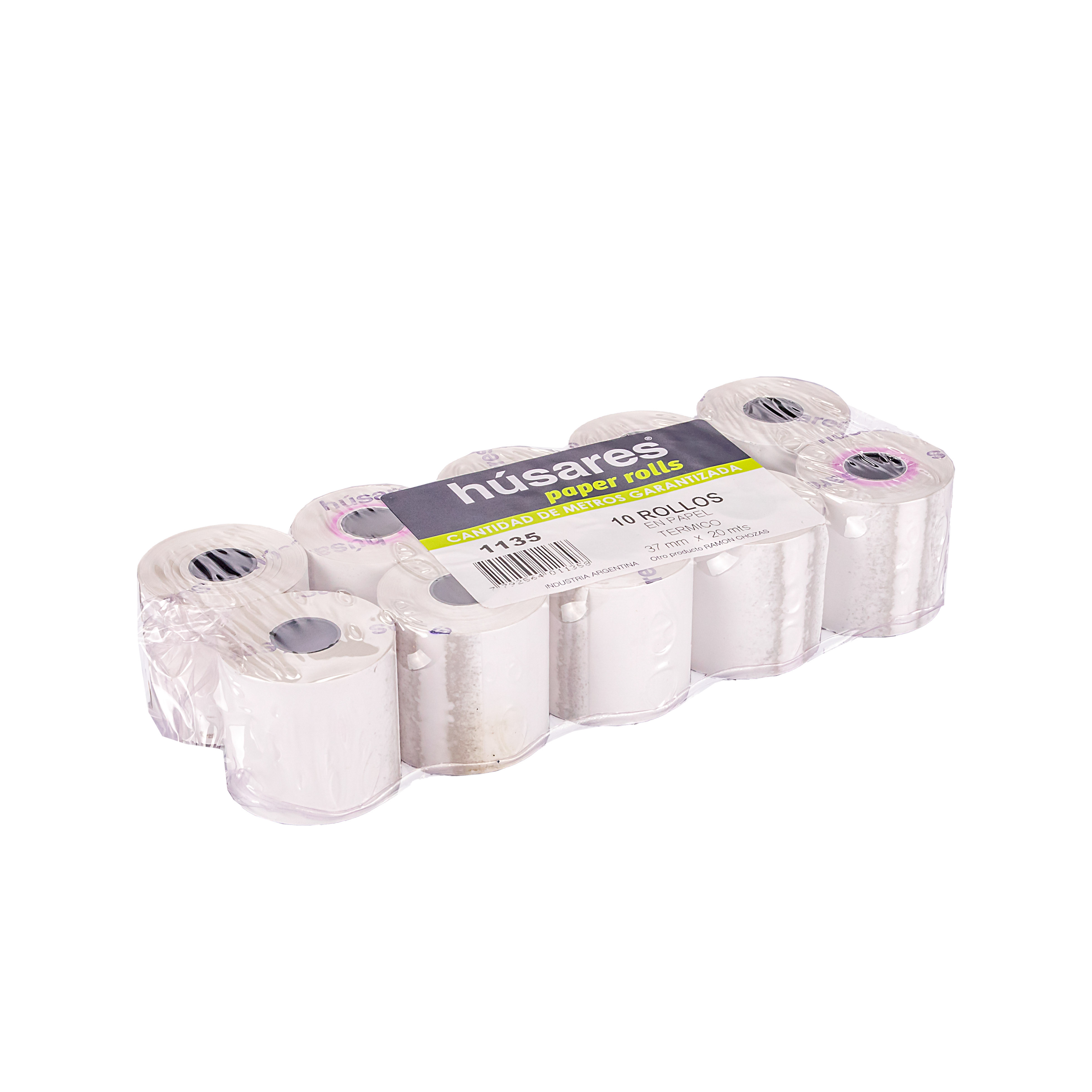 ROLLO MAQUINA TERMICO HUSARES 37MM*20MTS (1135) *10UNID