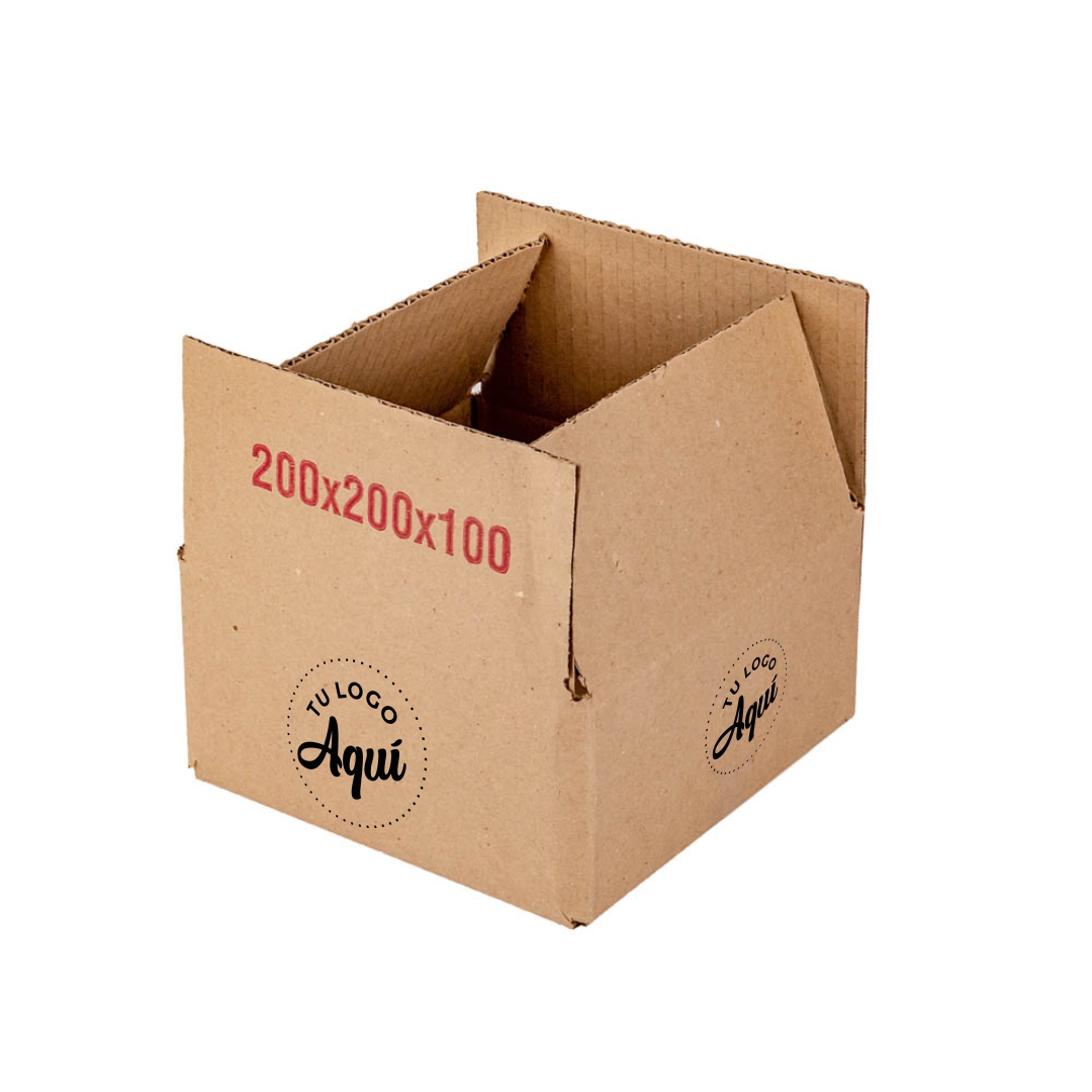 mEP CAJA CARTON CORRUGADO PERSONALIZADO 80GRS (20*20*10)CM) X UNIDAD