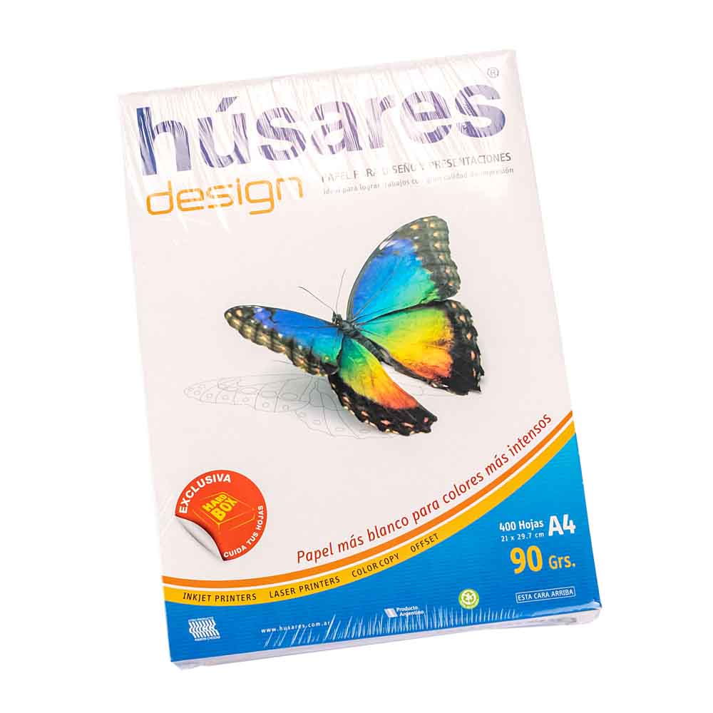 RESMA IMPRESORA A4 BLANCA HUSARES 90GRS (21*29.7CM) *400HJS