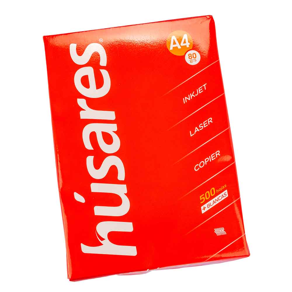 RESMA IMPRESORA A4 BLANCA HUSARES 80GRS (21*29.7CM) *500HJS