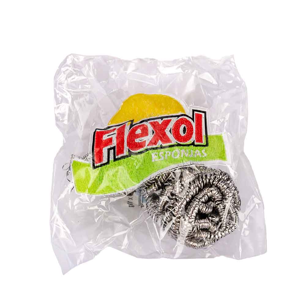 ESPONJA ACERO FLEXOL (10GRS) *UNID