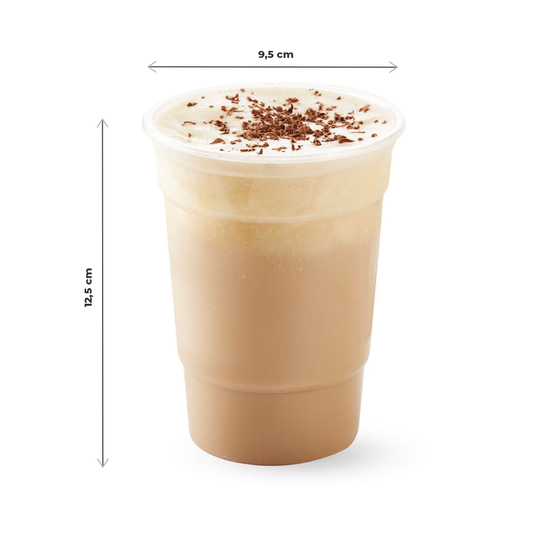 mEP VASO PLASTICO TRASLUCIDO PERSONALIZADO FRAPPE SUPER MILANO (500CC) X UNIDAD