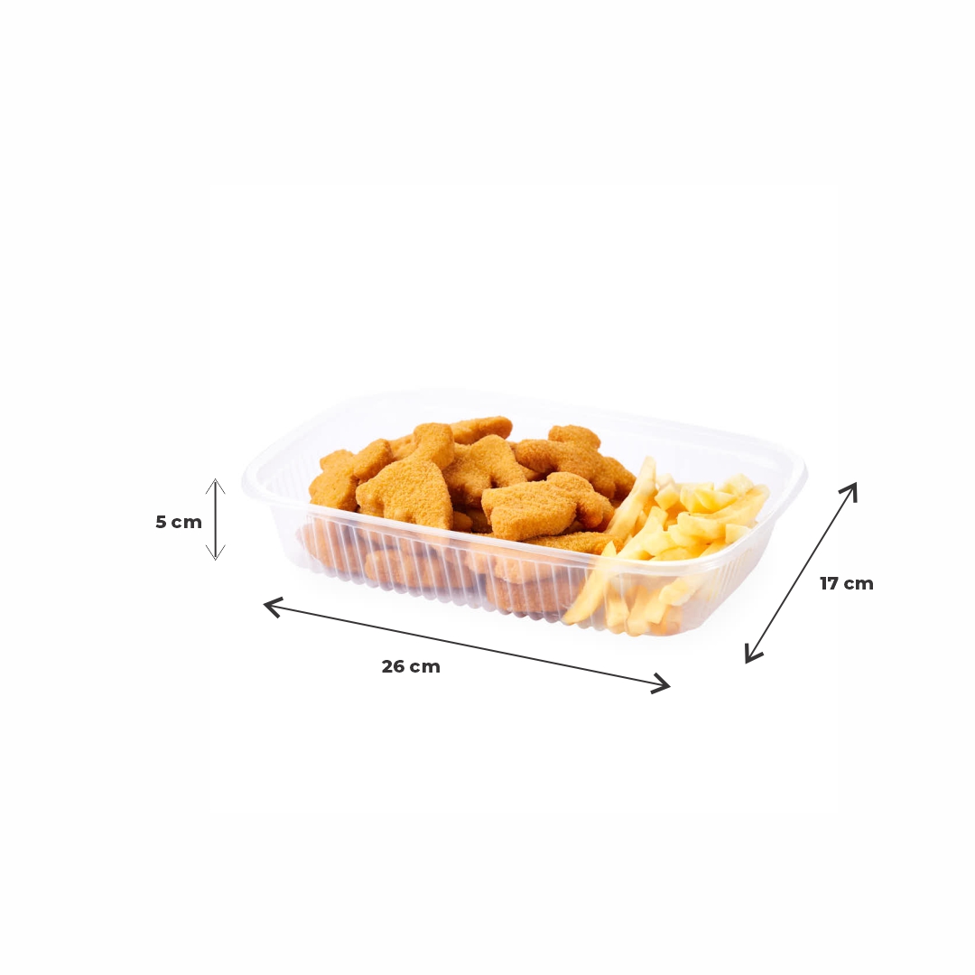 BANDEJA MICRO WORK PP BL Nº107 (17*26*5CM) *100UNID