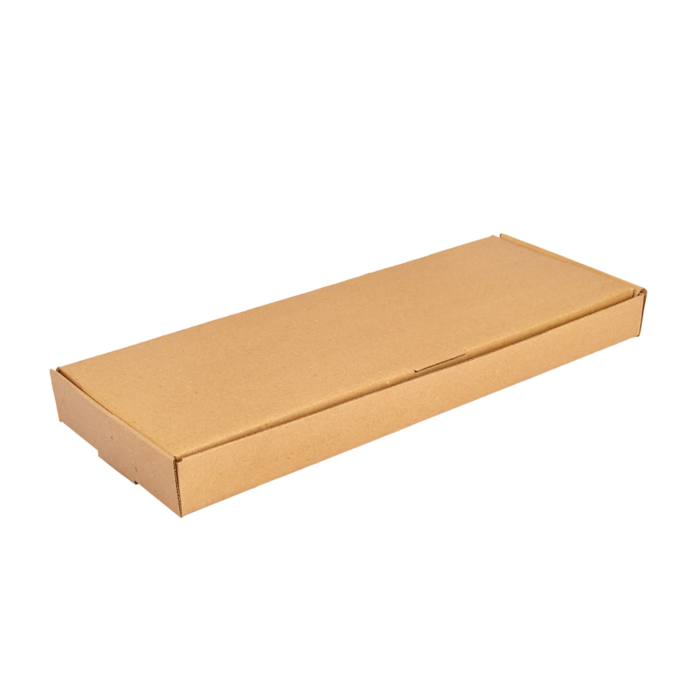CAJA MICRO CARTON MARRON/MARRON (15*45*4CM) (MILANESA) *100UNID