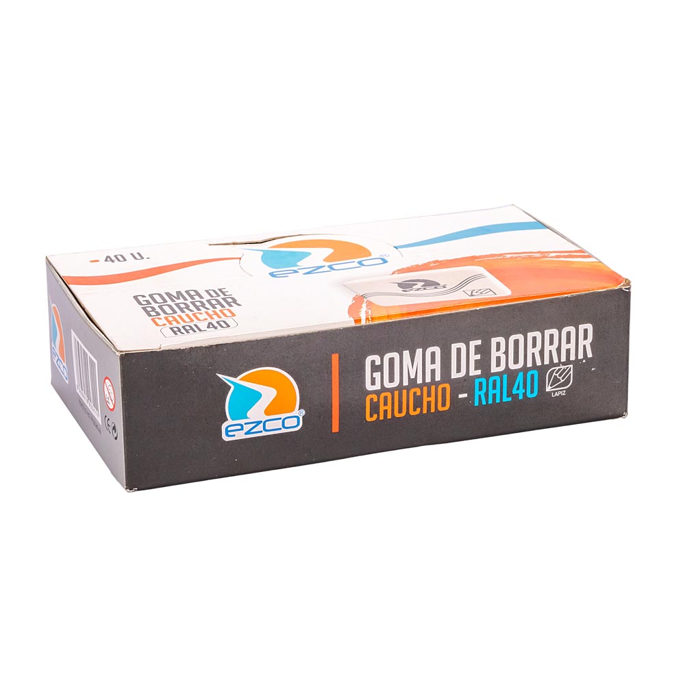 GOMA BORRAR EZCO PARA LAPIZ (BLANCA) *UNID