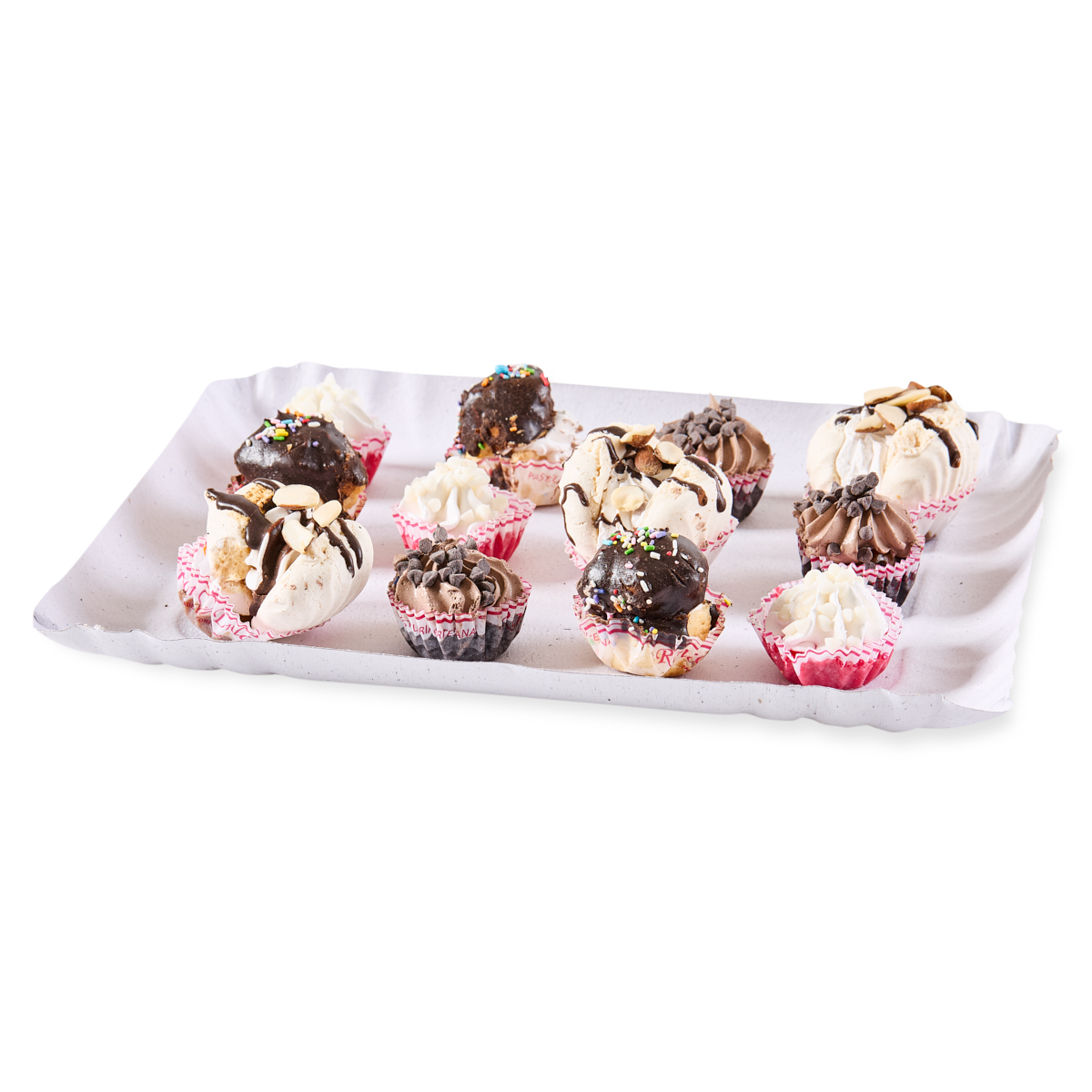 BANDEJA CARTON RECTANGULAR BLANCA Nº6 (23*29CM) *100UNID