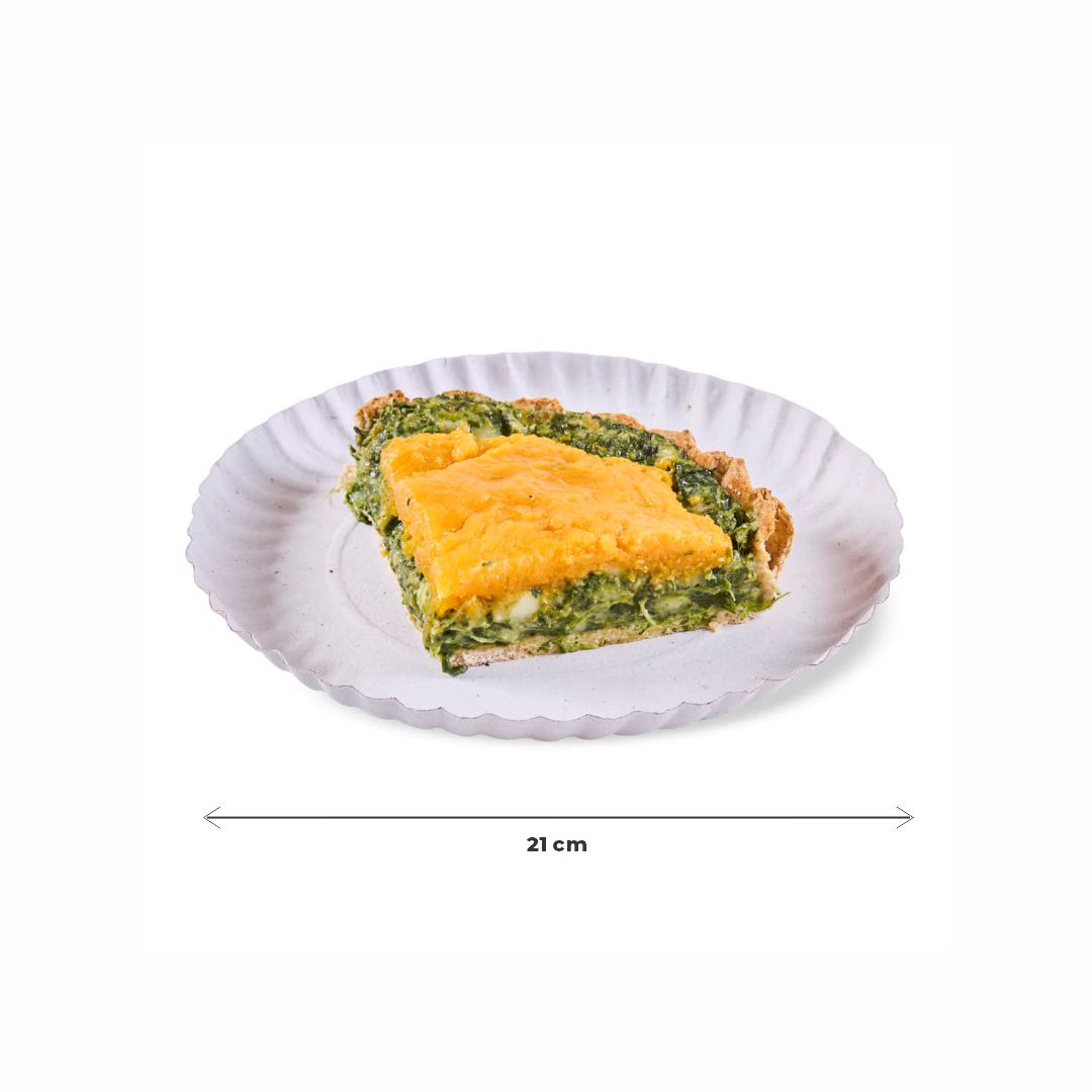 BANDEJA CARTON REDONDA BLANCA Nº12.5 (21CM) *100UNID