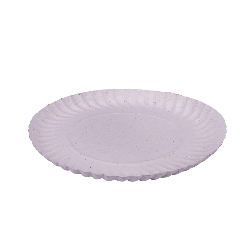 BANDEJA CARTON REDONDA BLANCA Nº12.5 (21CM) *100UNID