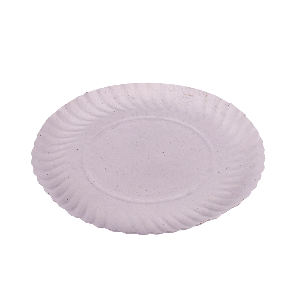 BANDEJA CARTON REDONDA BLANCA Nº13 (23CM) *100UNID