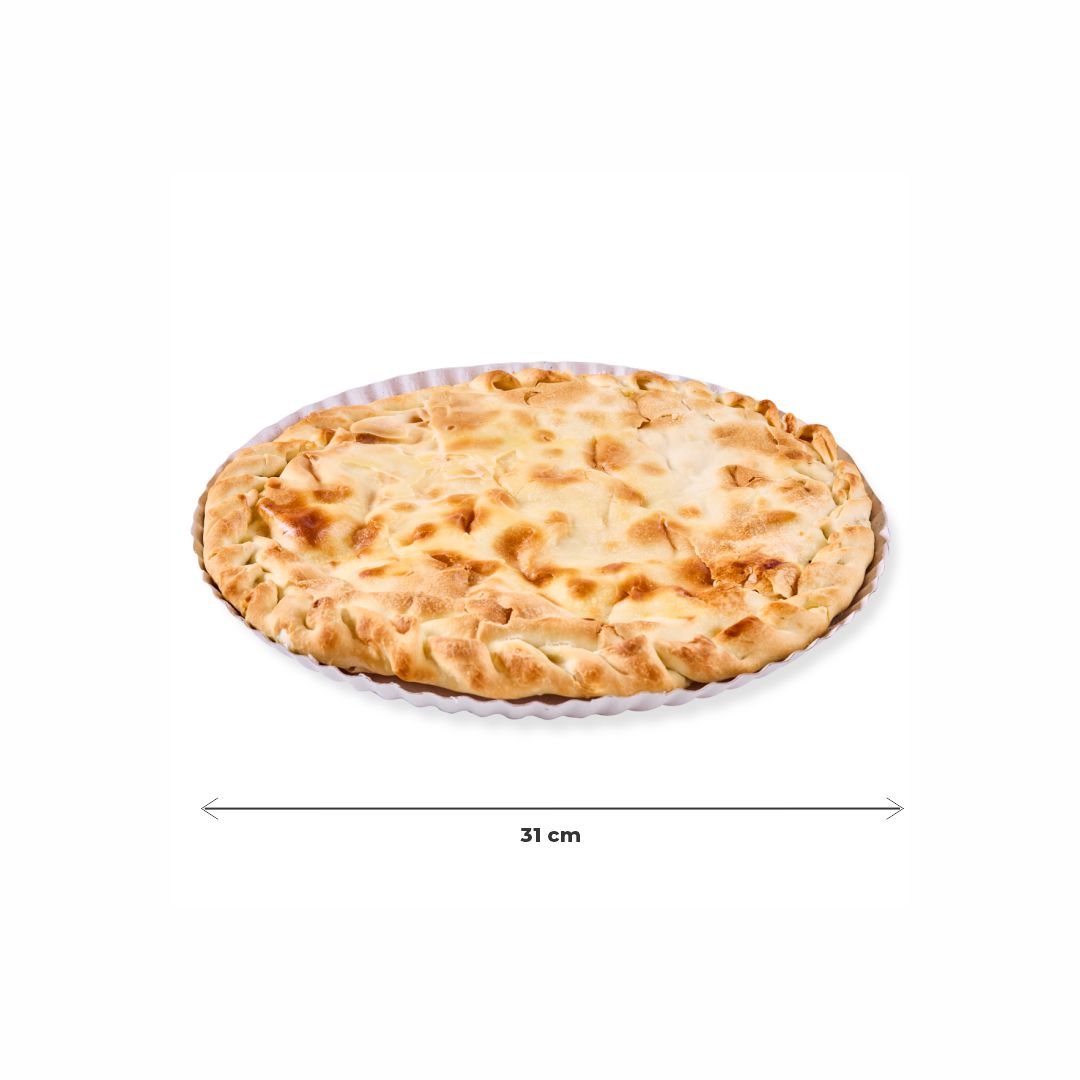 BANDEJA CARTON REDONDA BLANCA Nº15 (31CM) *100UNID