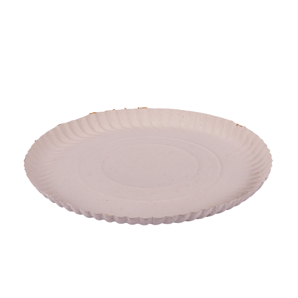 BANDEJA CARTON REDONDA BLANCA Nº15 (31CM) *100UNID