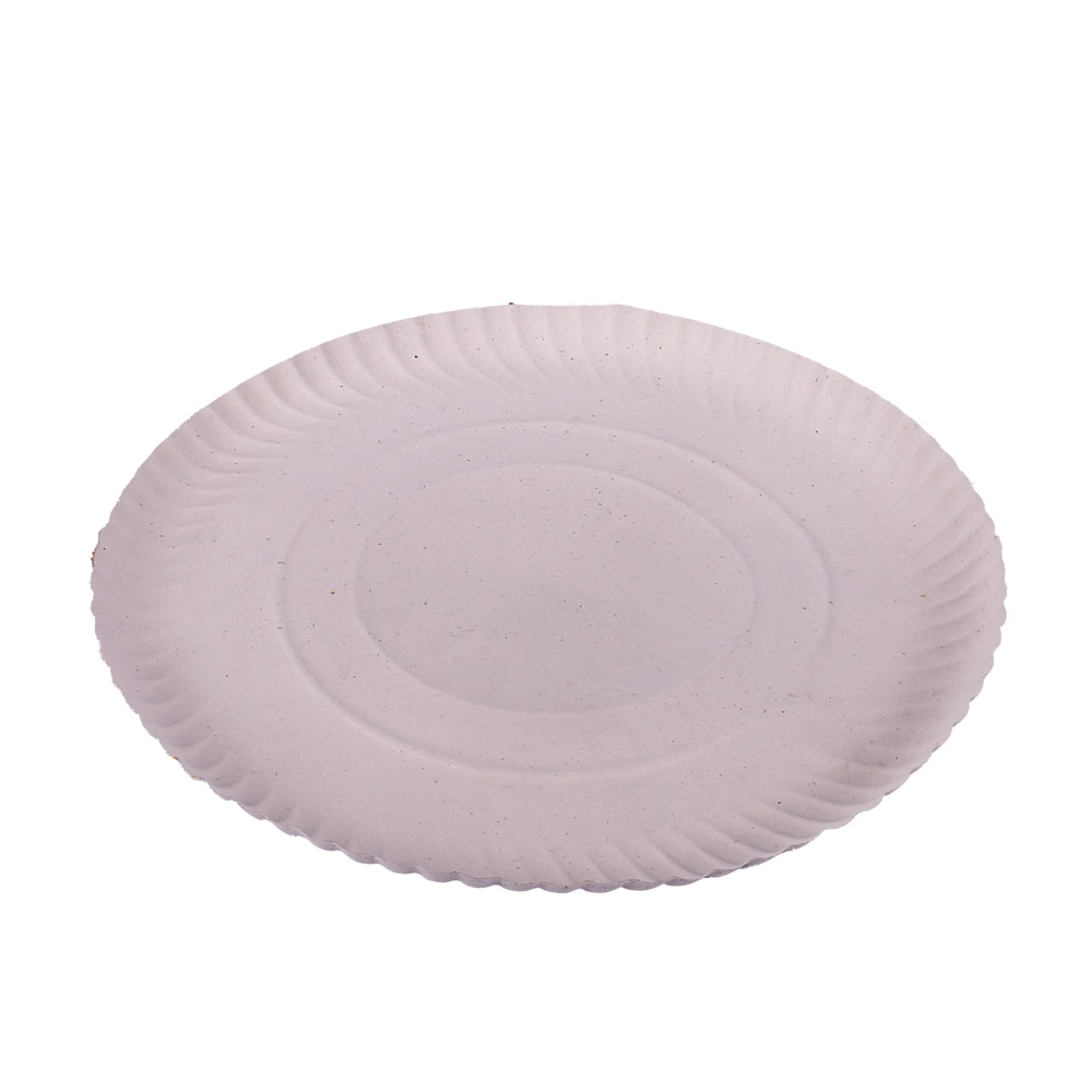 BANDEJA CARTON REDONDA BLANCA Nº16 (34CM) *100UNID