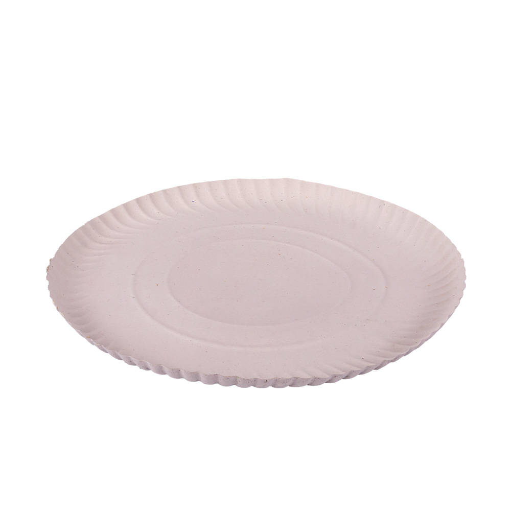 BANDEJA CARTON REDONDA BLANCA Nº16 (34CM) *100UNID