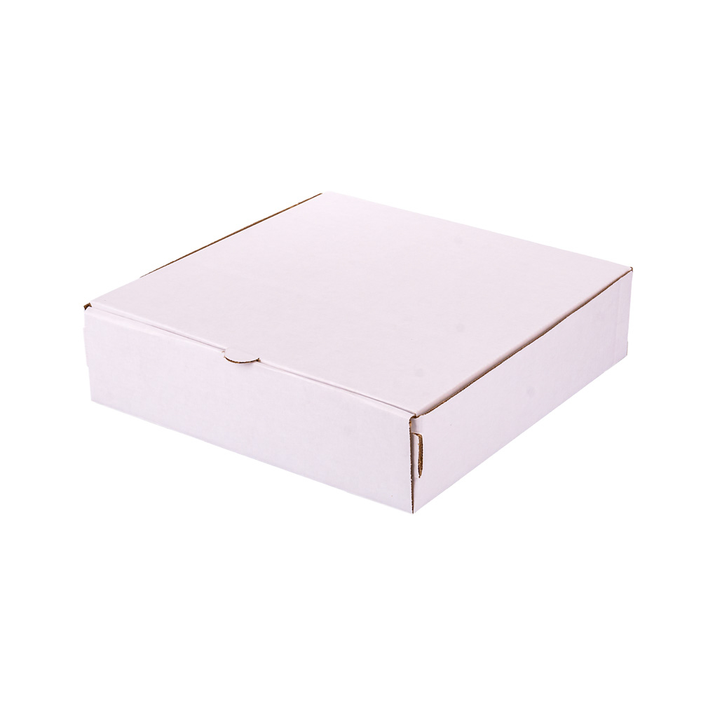 CAJA PIZZA MICRO BLANCO/MARRON.DOBLE PIZZA (31.5*32*8CM) *100UNID