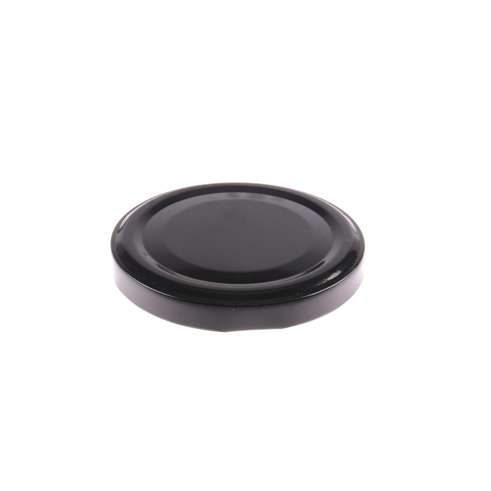 TAPA FRASCO VIDRIO 63MM AXIAL NEGRA (METAL) PACK *20UNID