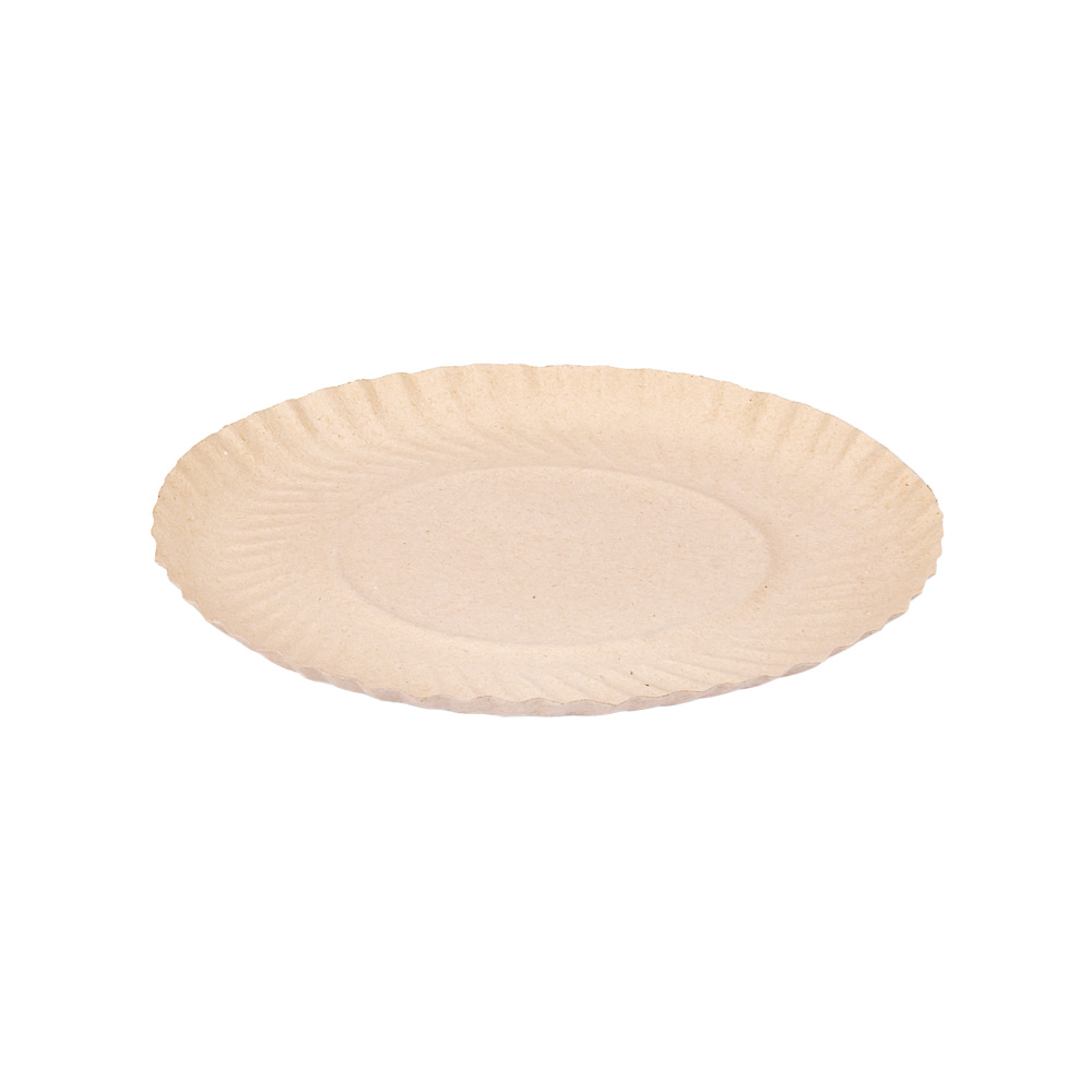 BANDEJA CARTON REDONDA DPM GRIS Nº13,5 (24CM) *100UNID