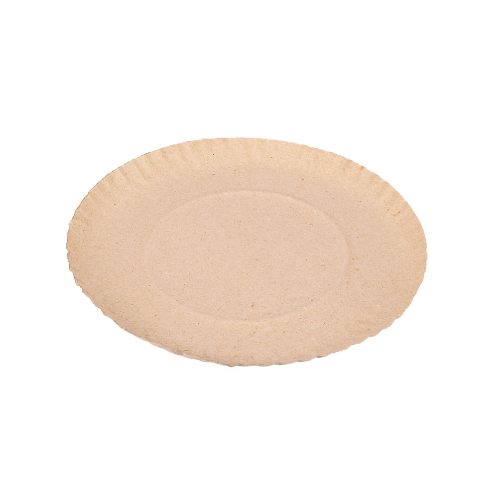 BANDEJA CARTON REDONDA DPM GRIS Nº14 (27CM) *100UNID